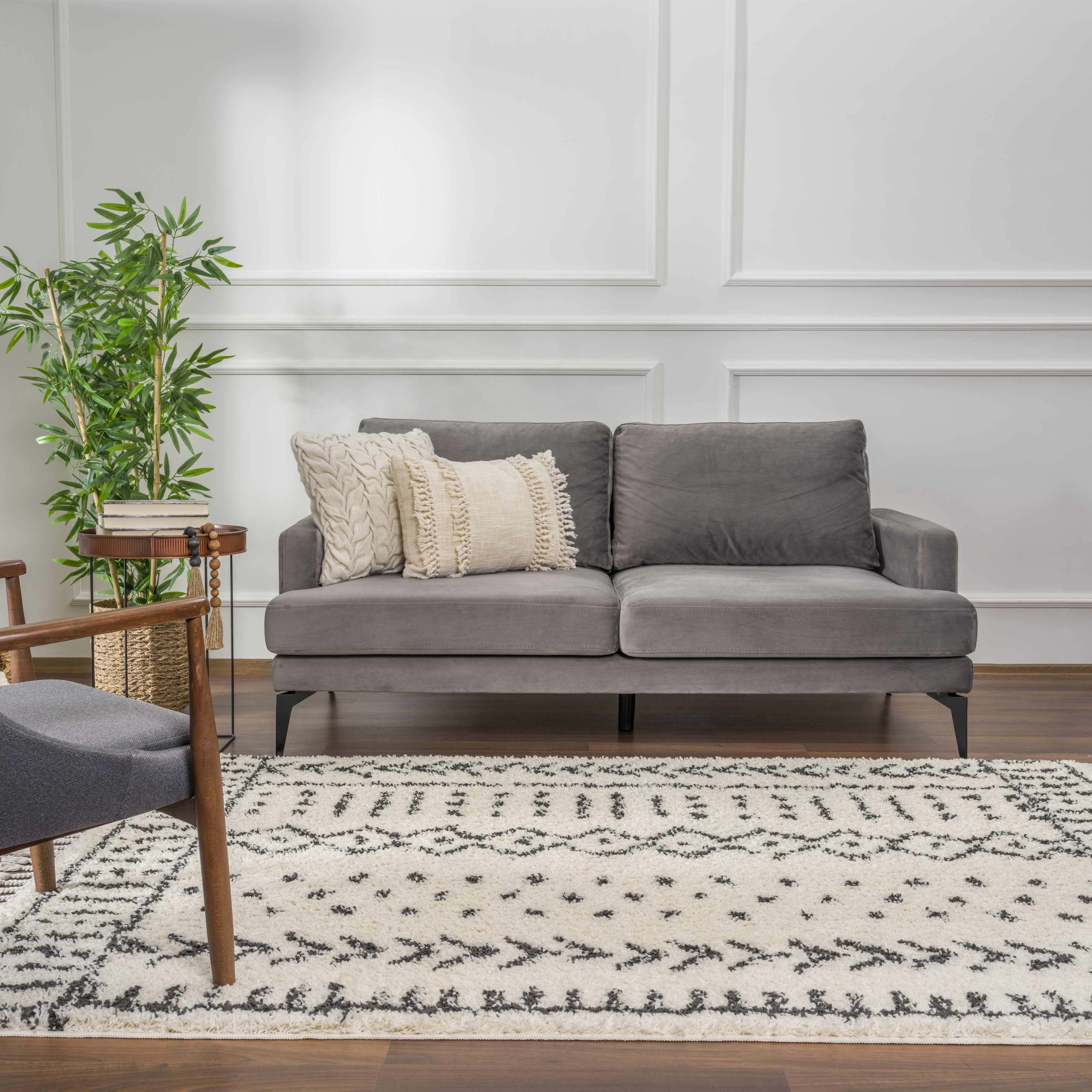 Hauteloom Hauppauge Bohemian Berber Shag Plush Carpet - Inviting Luxury!