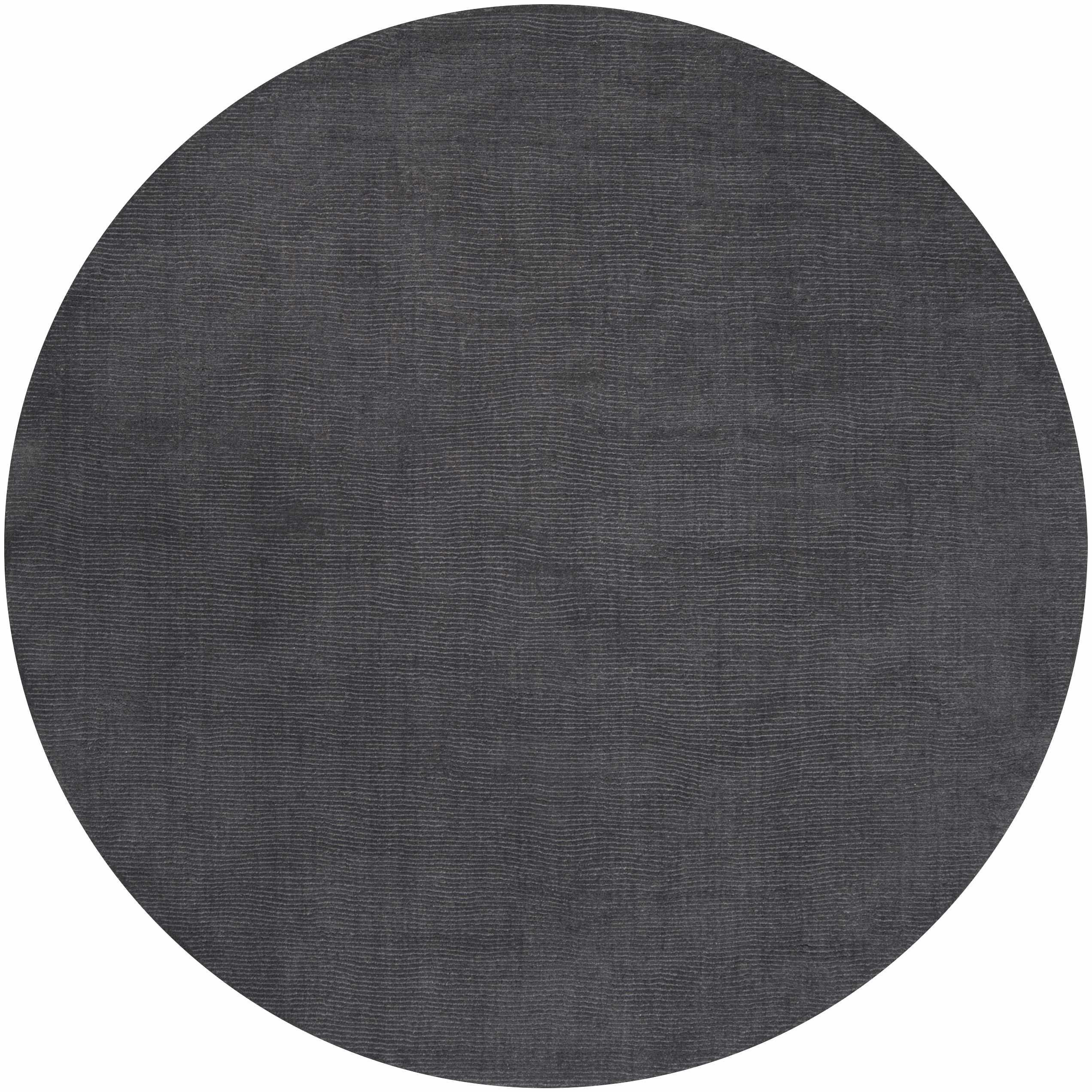 Hauteloom Brockton Solid Wool Charcoal Luxury Area Rug