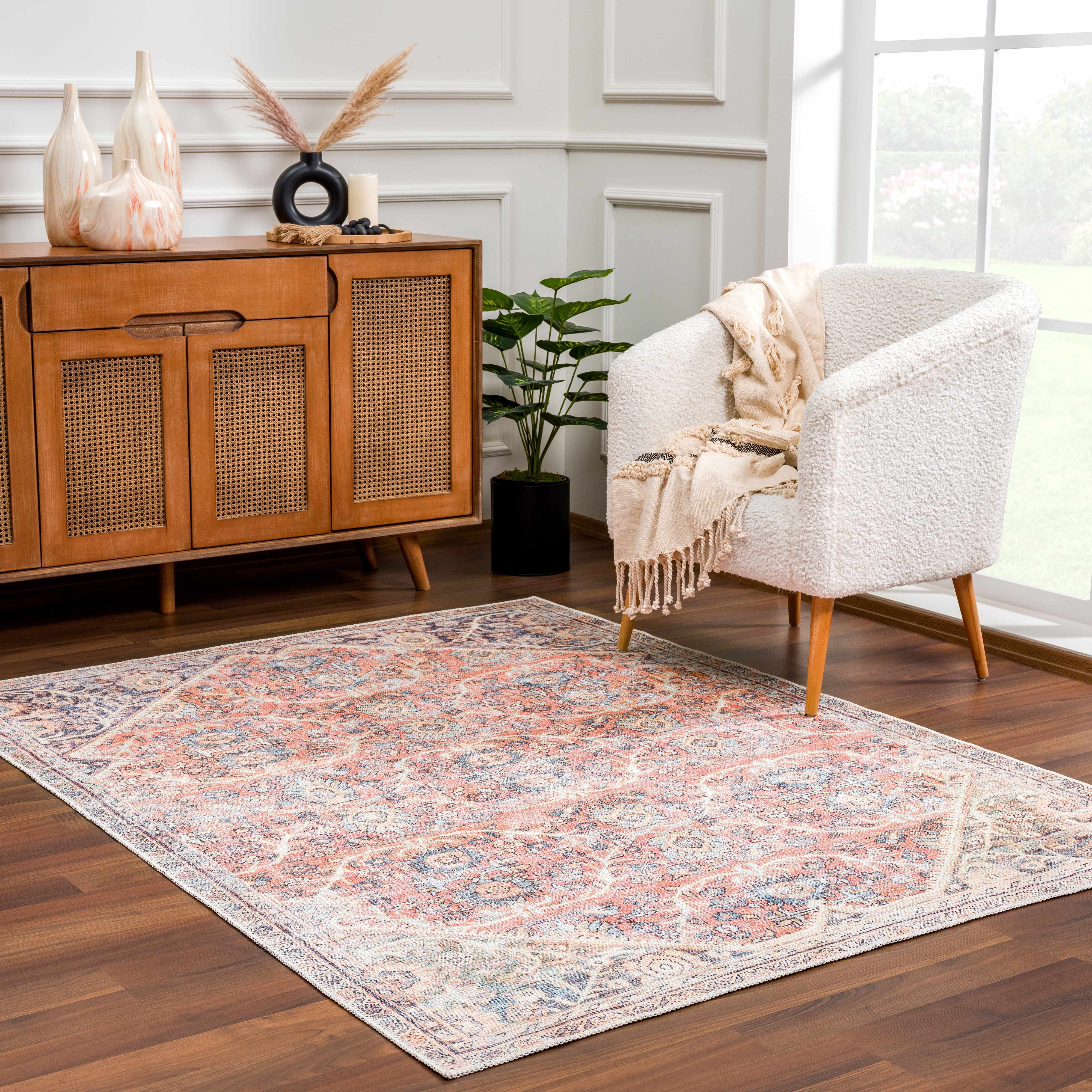 Hauteloom Konstantina Washable Luxury Area Rug