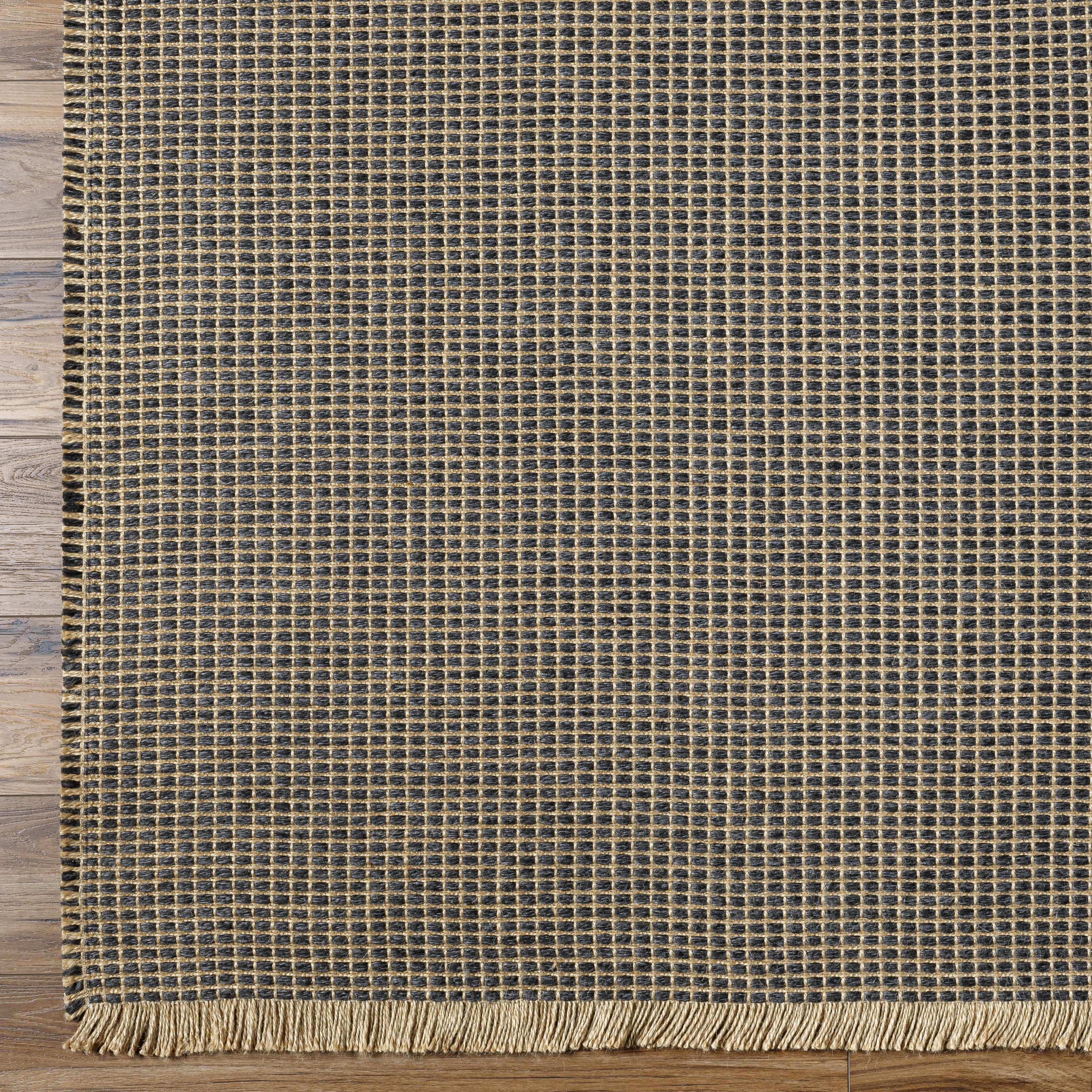Elevate Your Space with Hauteloom Kimi Jute Black Area Rug by Surya X Becki Owens