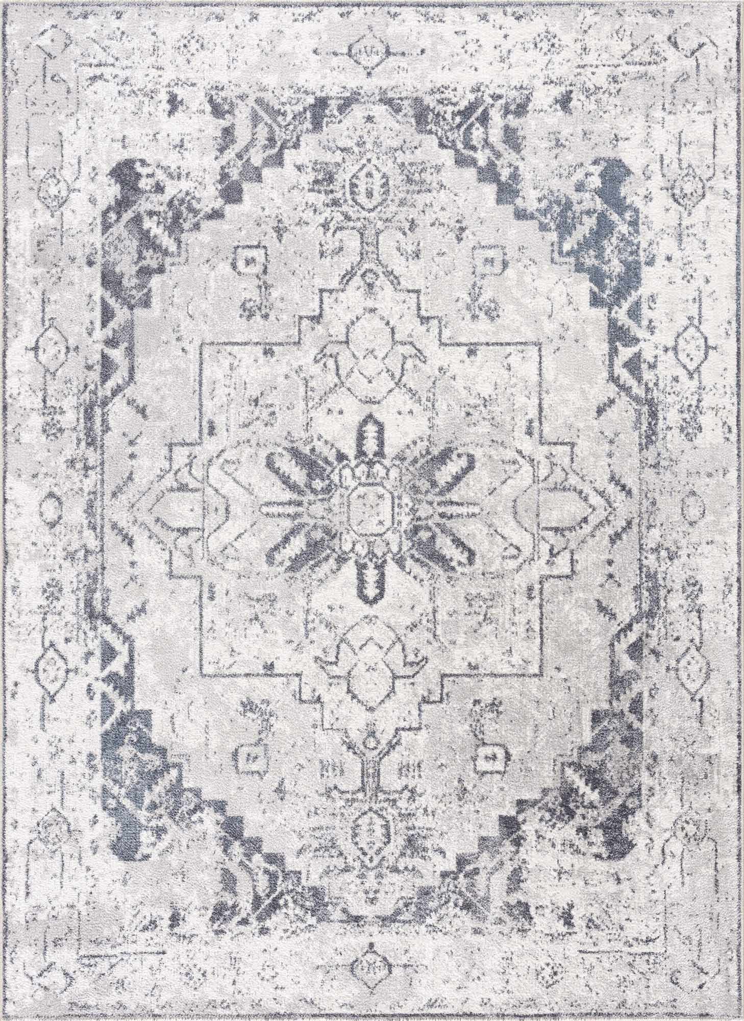 Luxurious Ivory Hera Washable Area Rug - Transform Your Space
