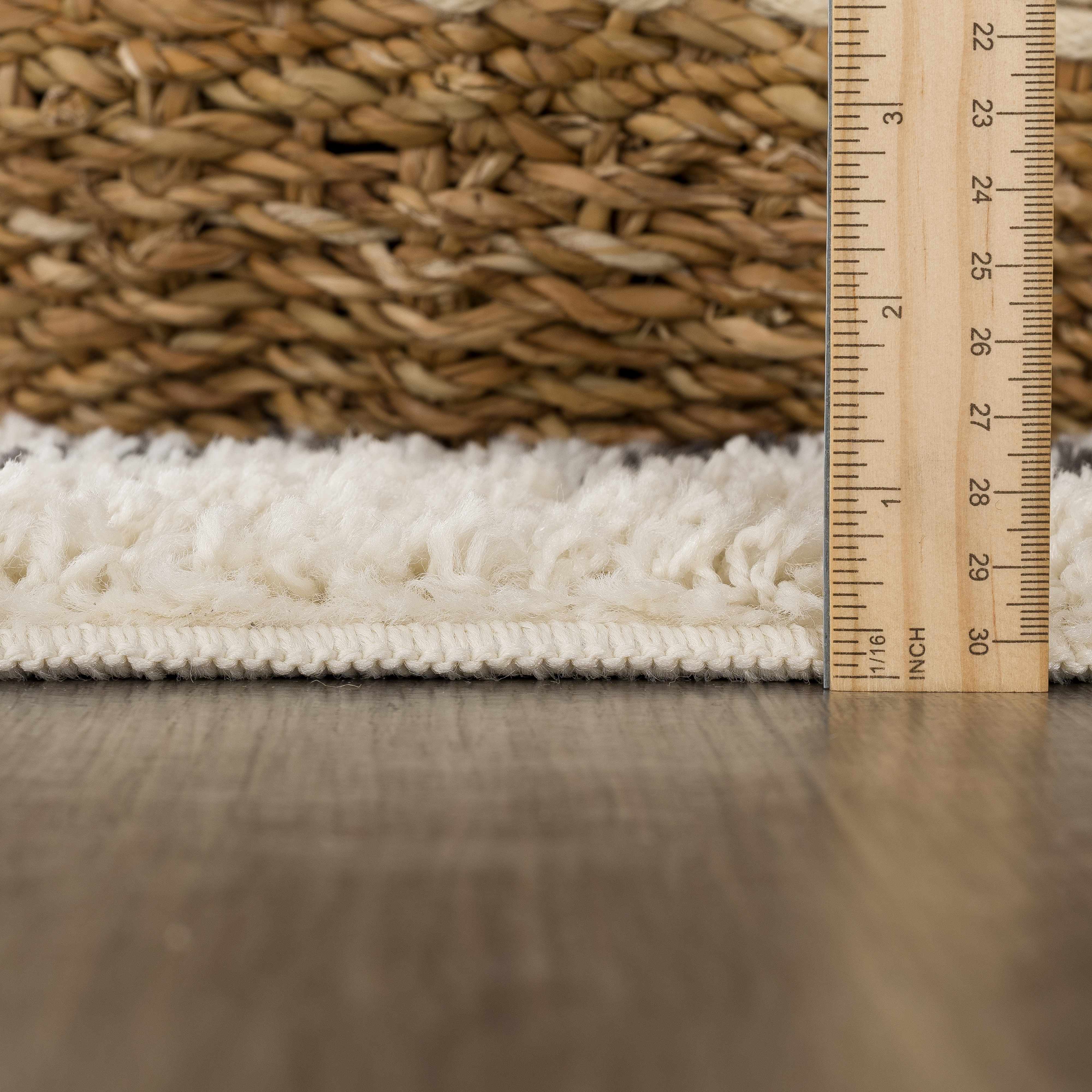 Hauteloom Hauppauge Bohemian Berber Shag Plush Carpet - Inviting Luxury!
