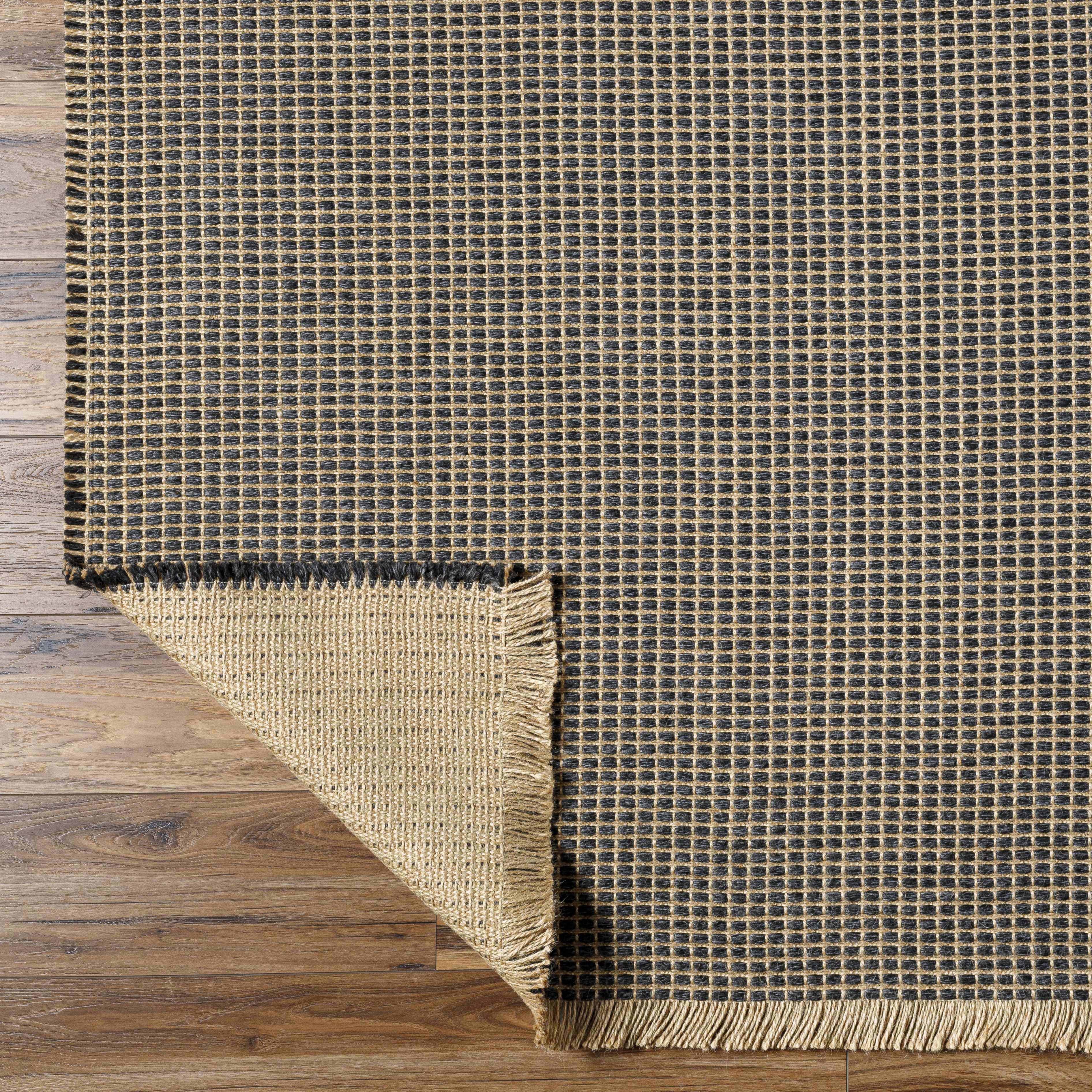 Elevate Your Space with Hauteloom Kimi Jute Black Area Rug by Surya X Becki Owens