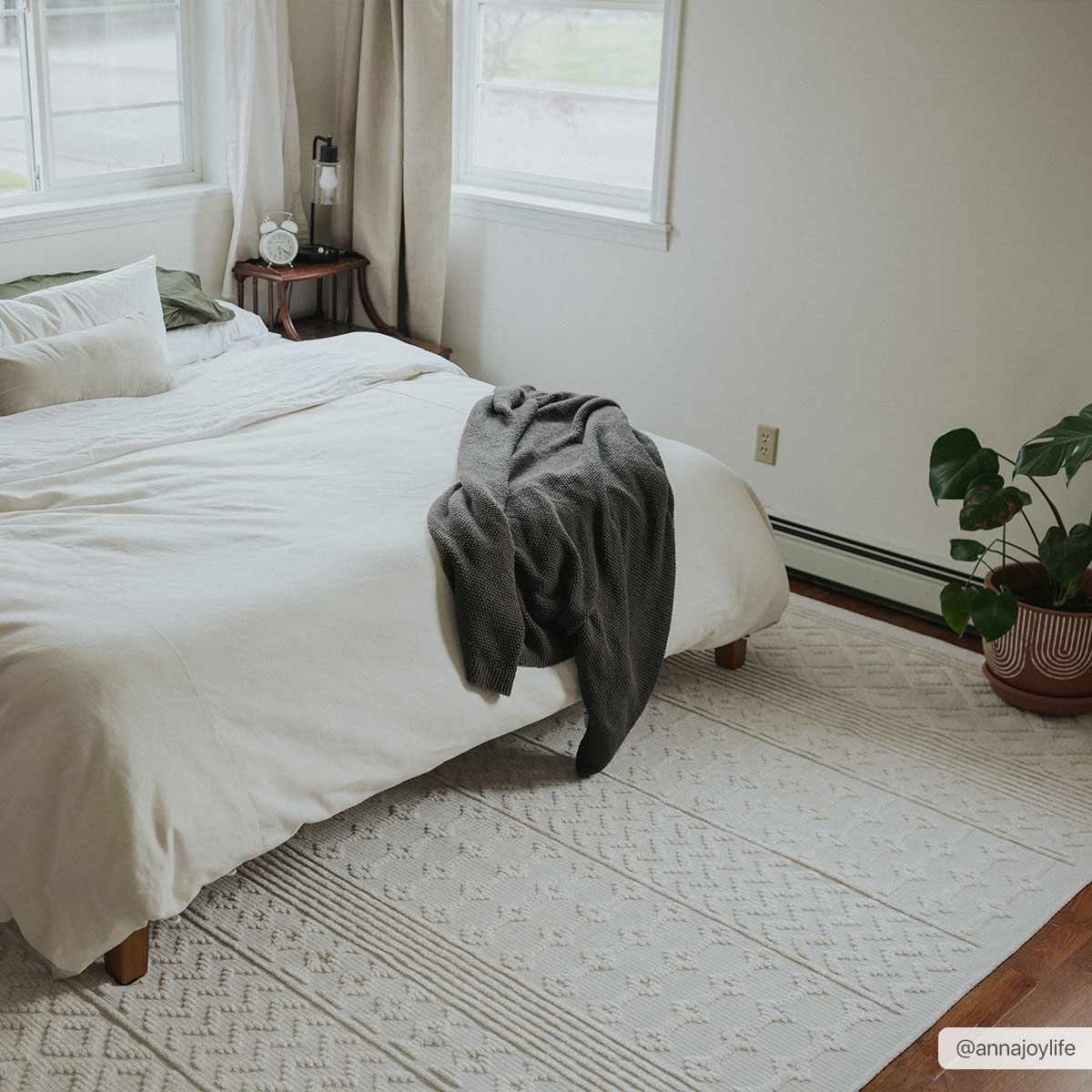 Refresh Your Space with Hauteloom Drago White Washable Area Rug