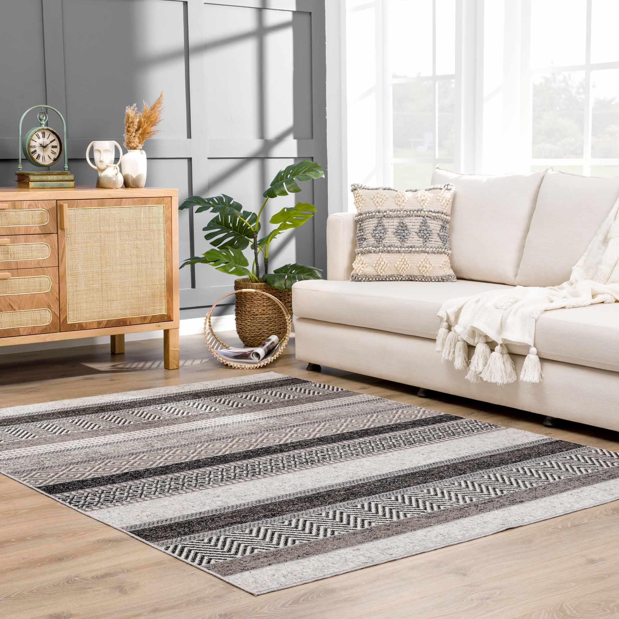 Hauteloom Middlestown Washable Geometric Area Rug - Your Stylish and Practical Floor Solution