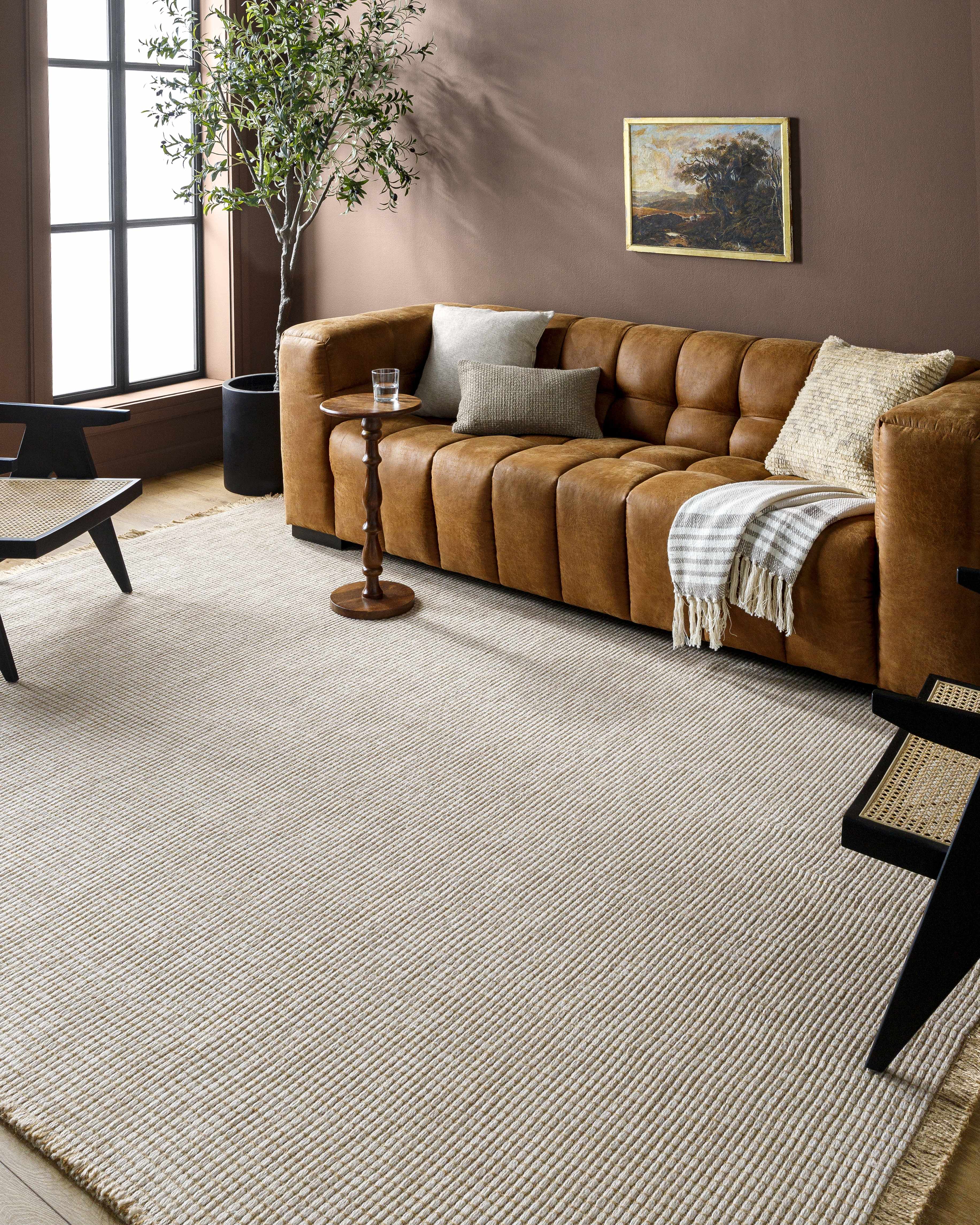 Indulge in Style with Hauteloom Kimi Jute Cream Area Rug - Surya X Becki Owens