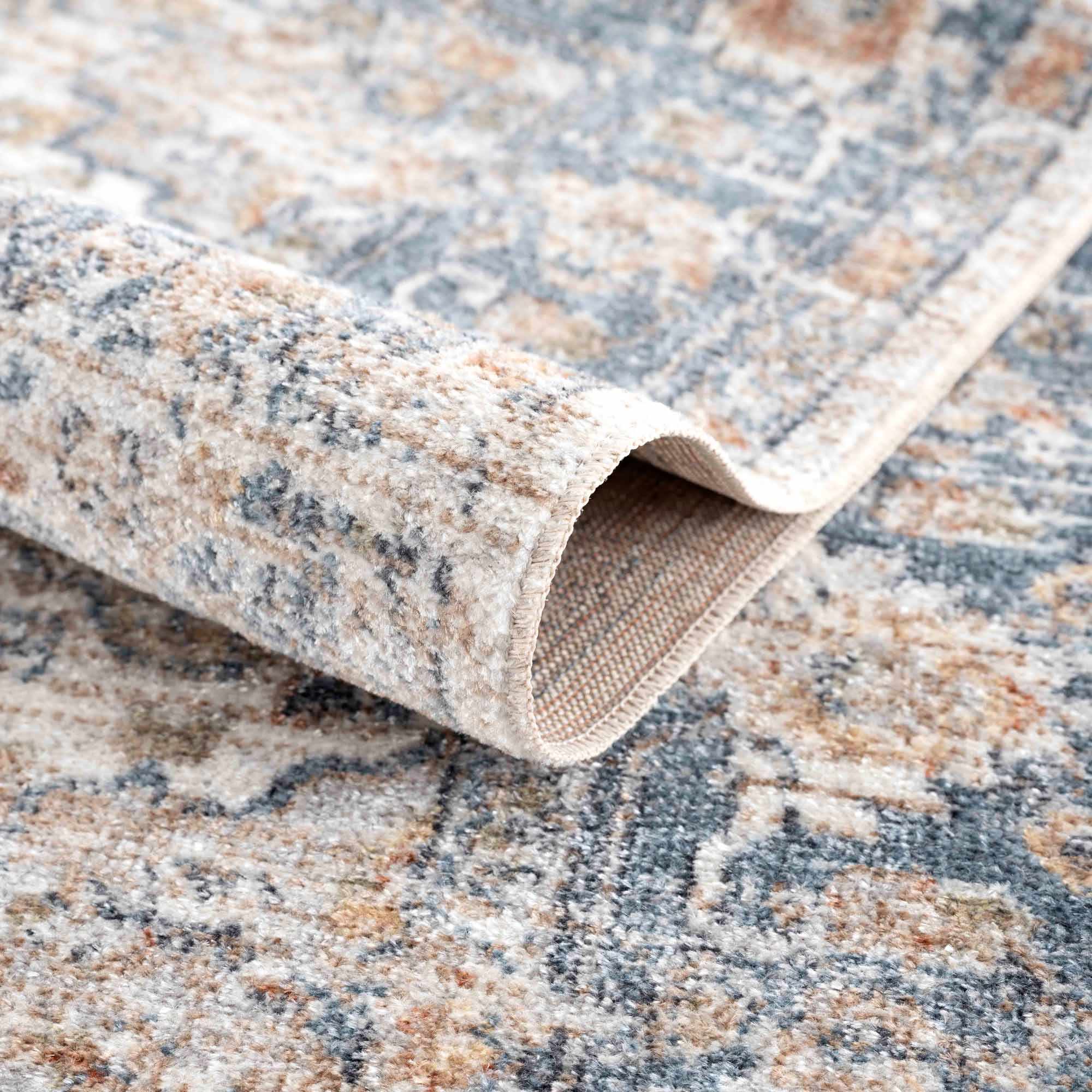 Hauteloom Ezri Cream - A Must - Have Washable Area Rug