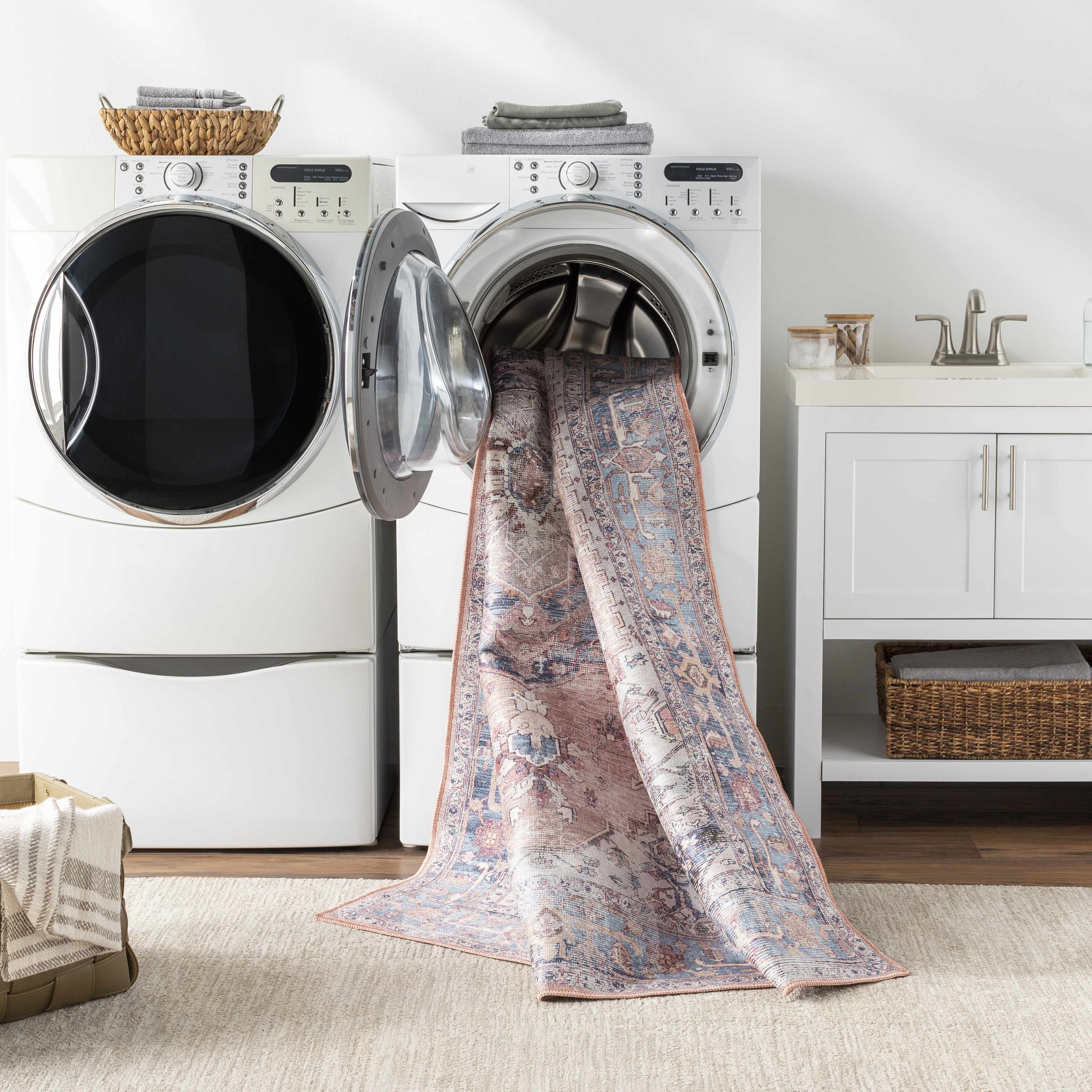 Hauteloom Kera Rust - Your Cozy and Stylish Washable Area Rug