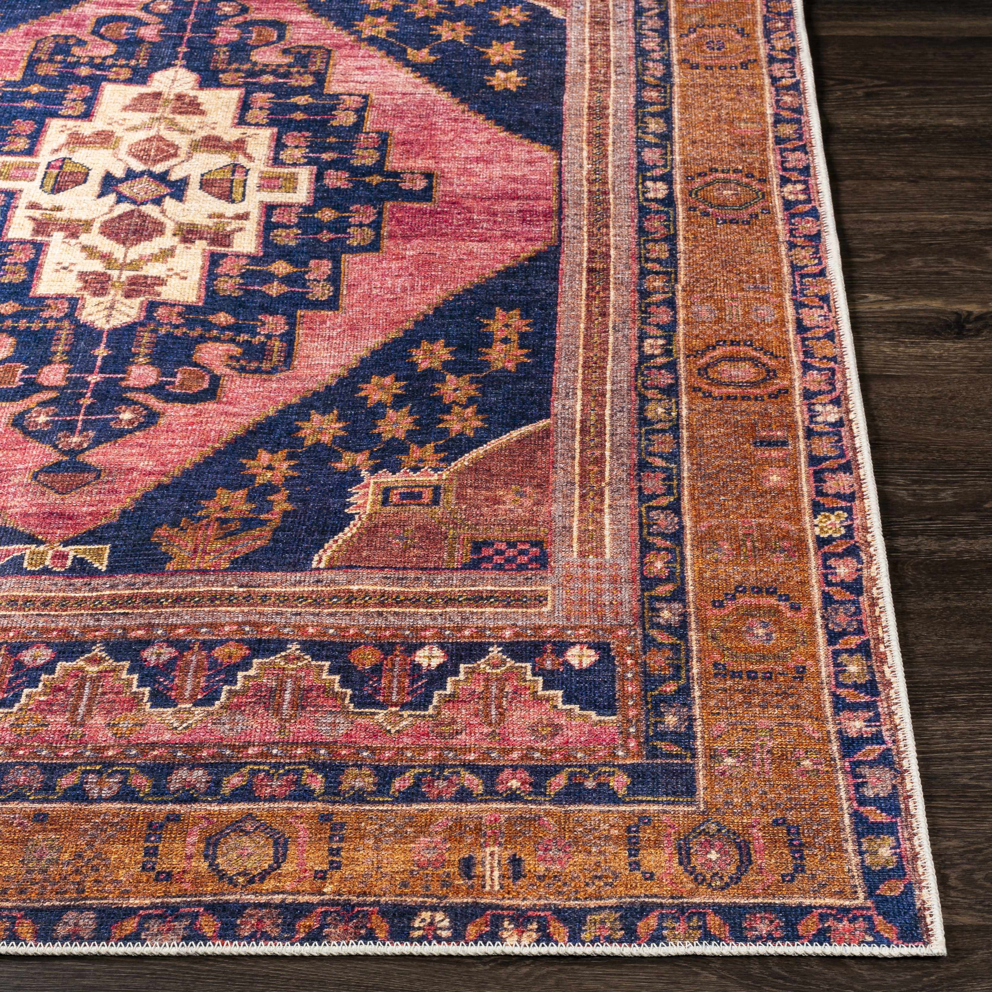 Luxurious Hauteloom Malamote Washable Area Rug