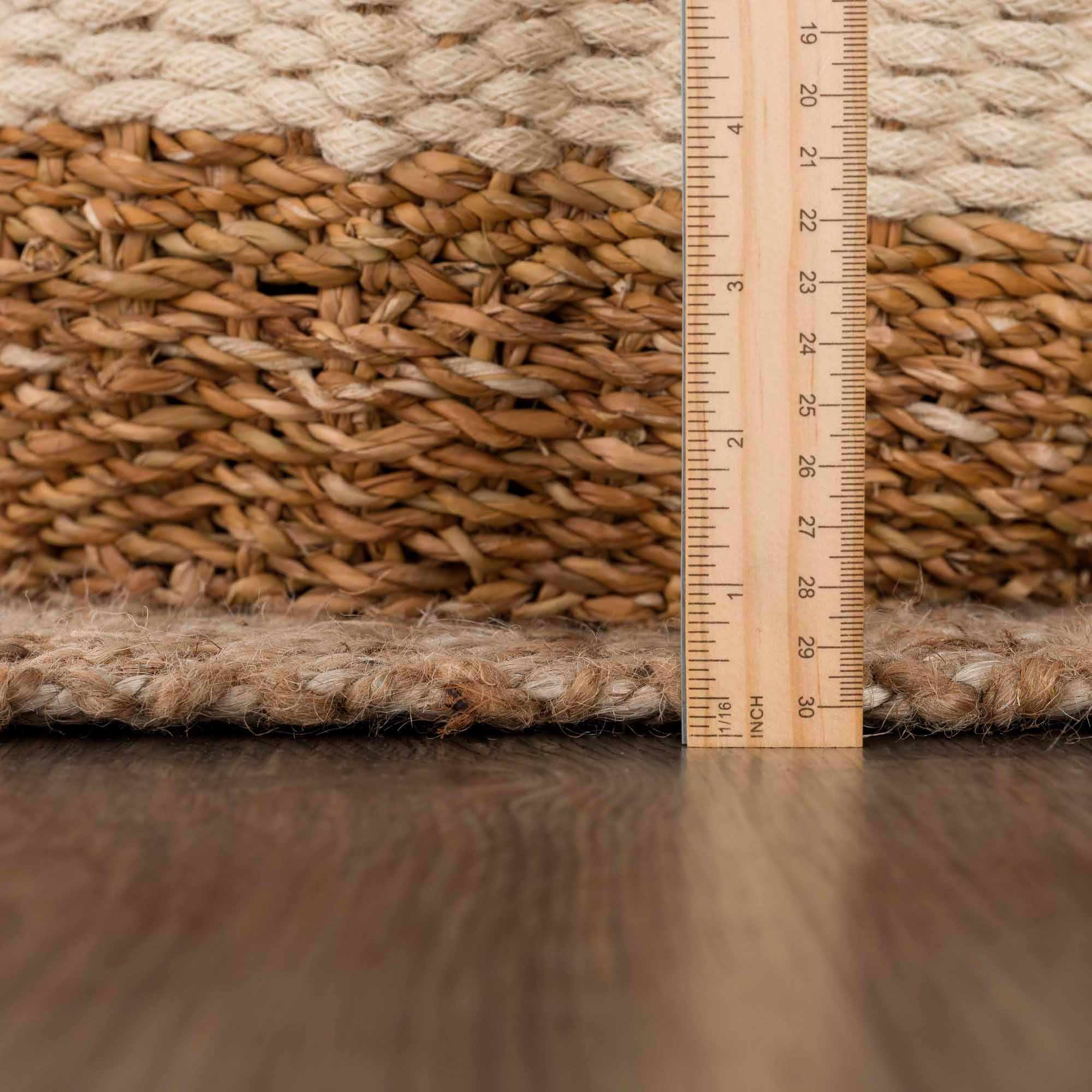 Hauteloom Herndon Braided Jute Rug - Rustic Elegance for Your Space