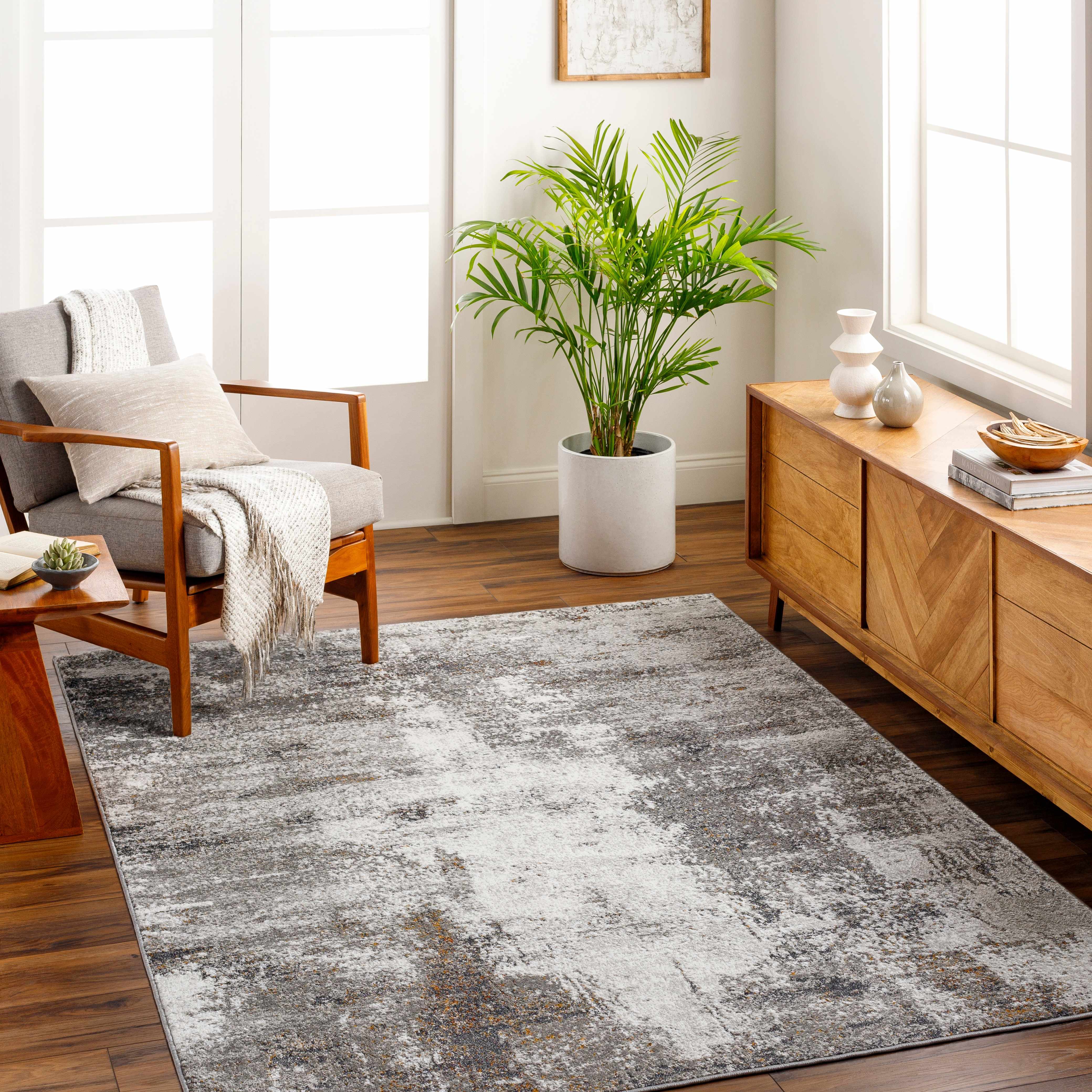 Hauteloom Duval Taupe Abstract Rug - Transform Your Space