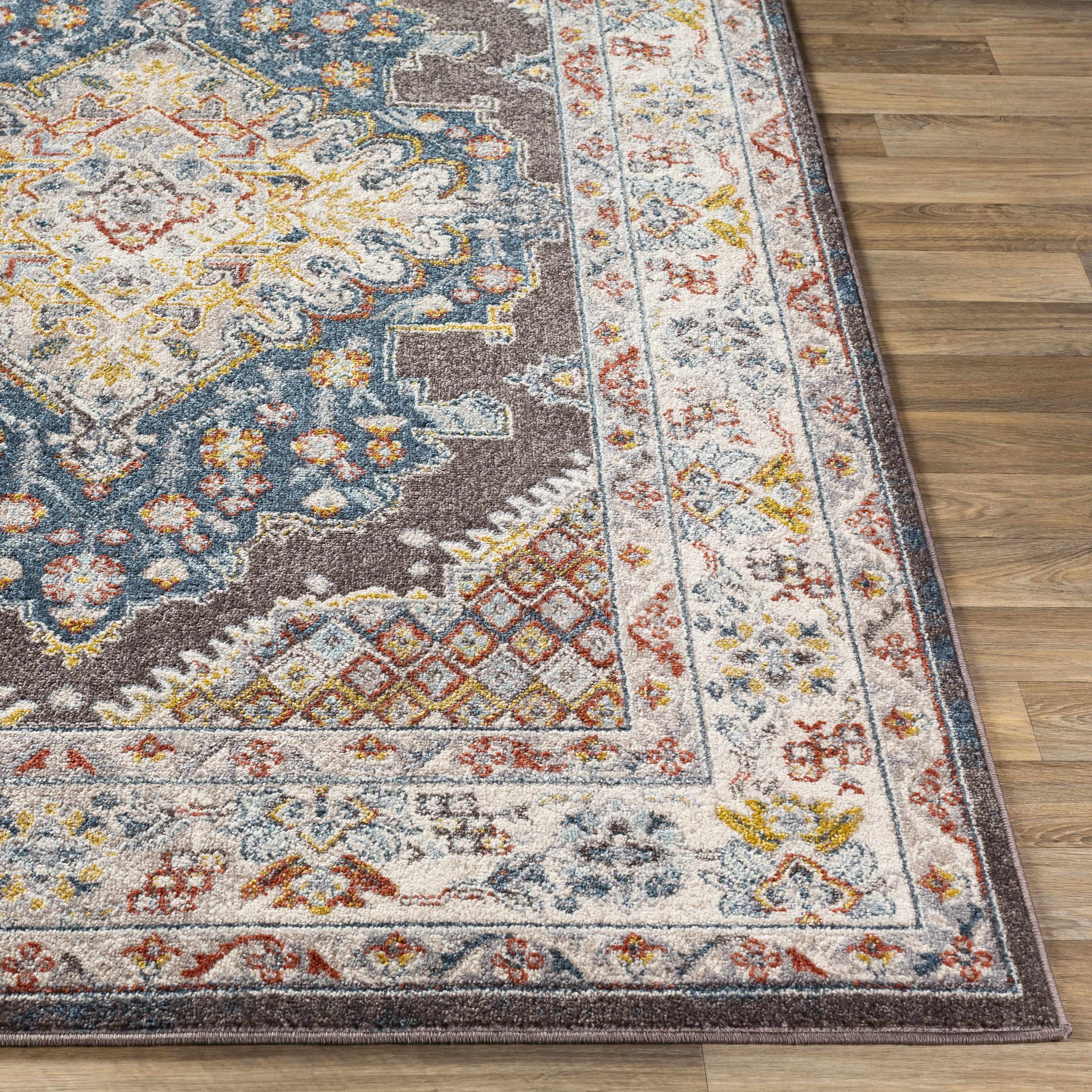 Gorgeous Hauteloom Haymond Brown Medallion Area Rug