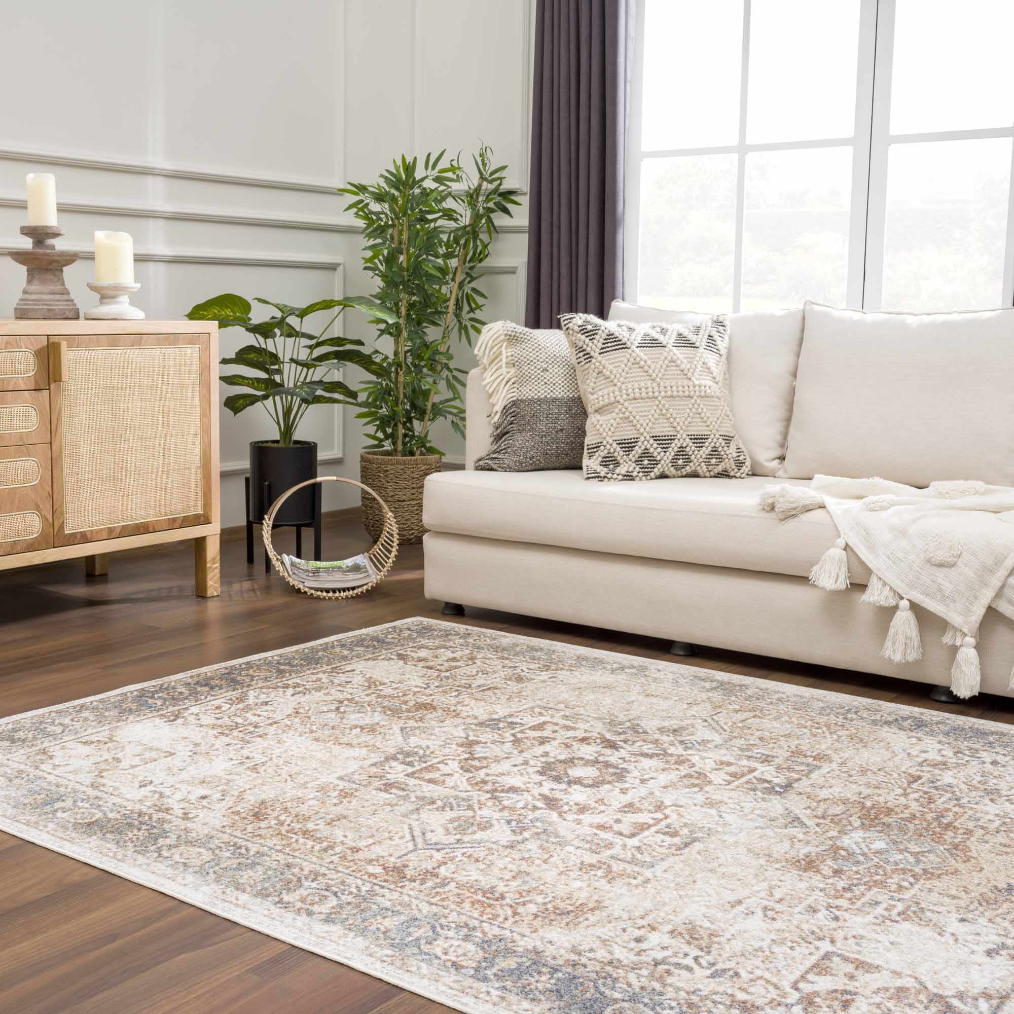 Hauteloom Fang Luxury Washable Area Rug