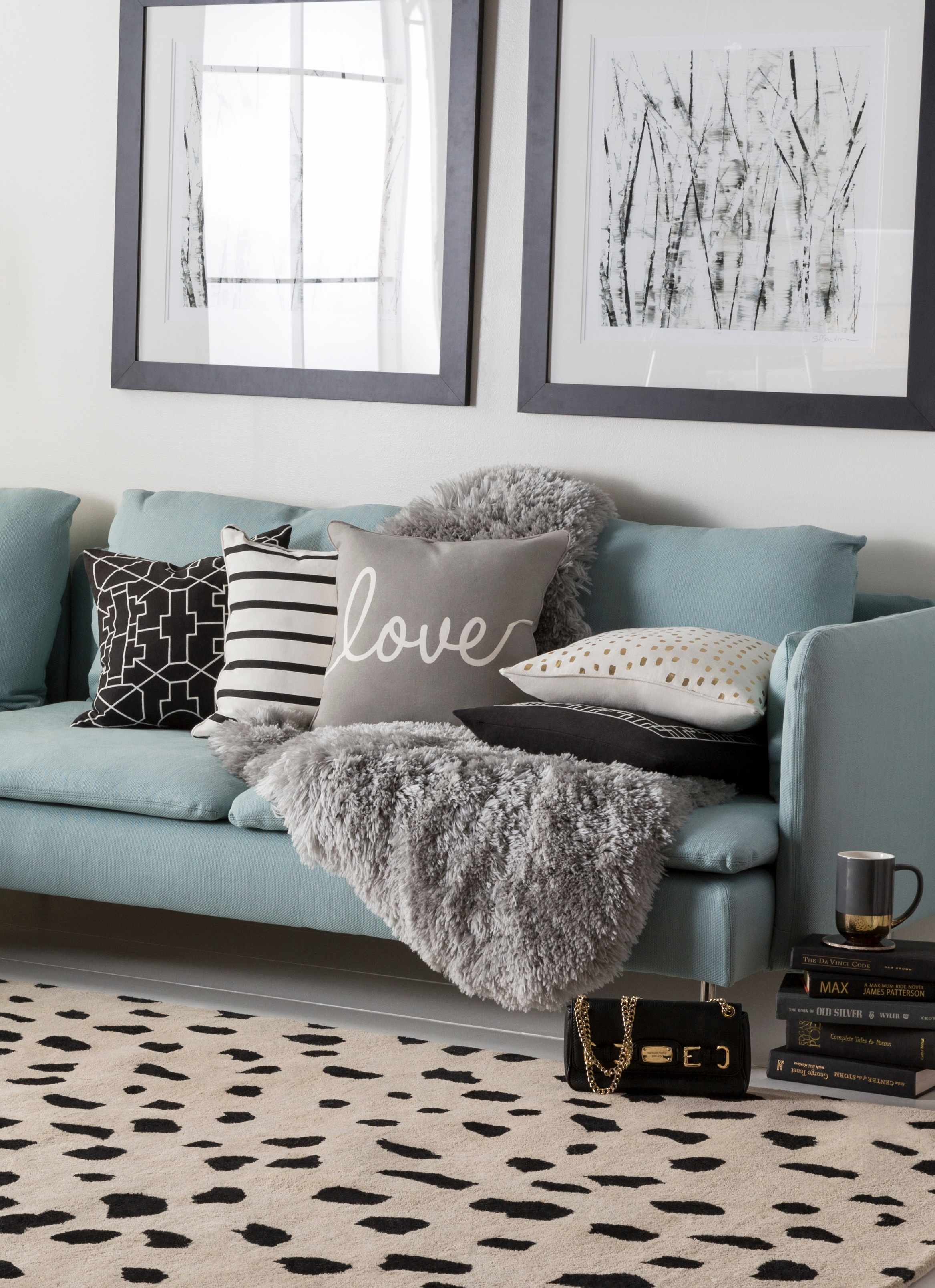 Luxurious Hauteloom Guiseley Dalmatian-Inspired Wool Area Rug