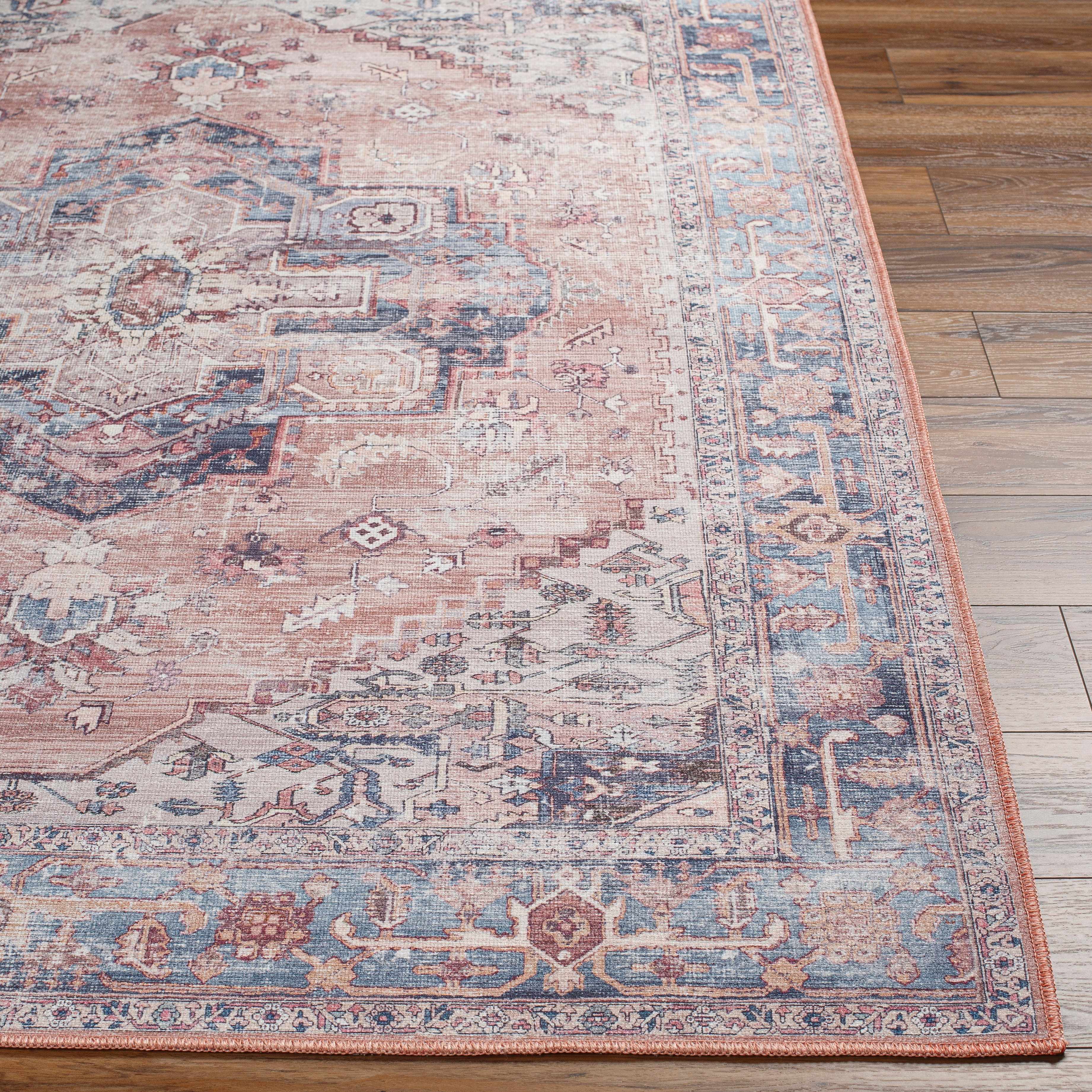 Hauteloom Kera Rust - Your Cozy and Stylish Washable Area Rug