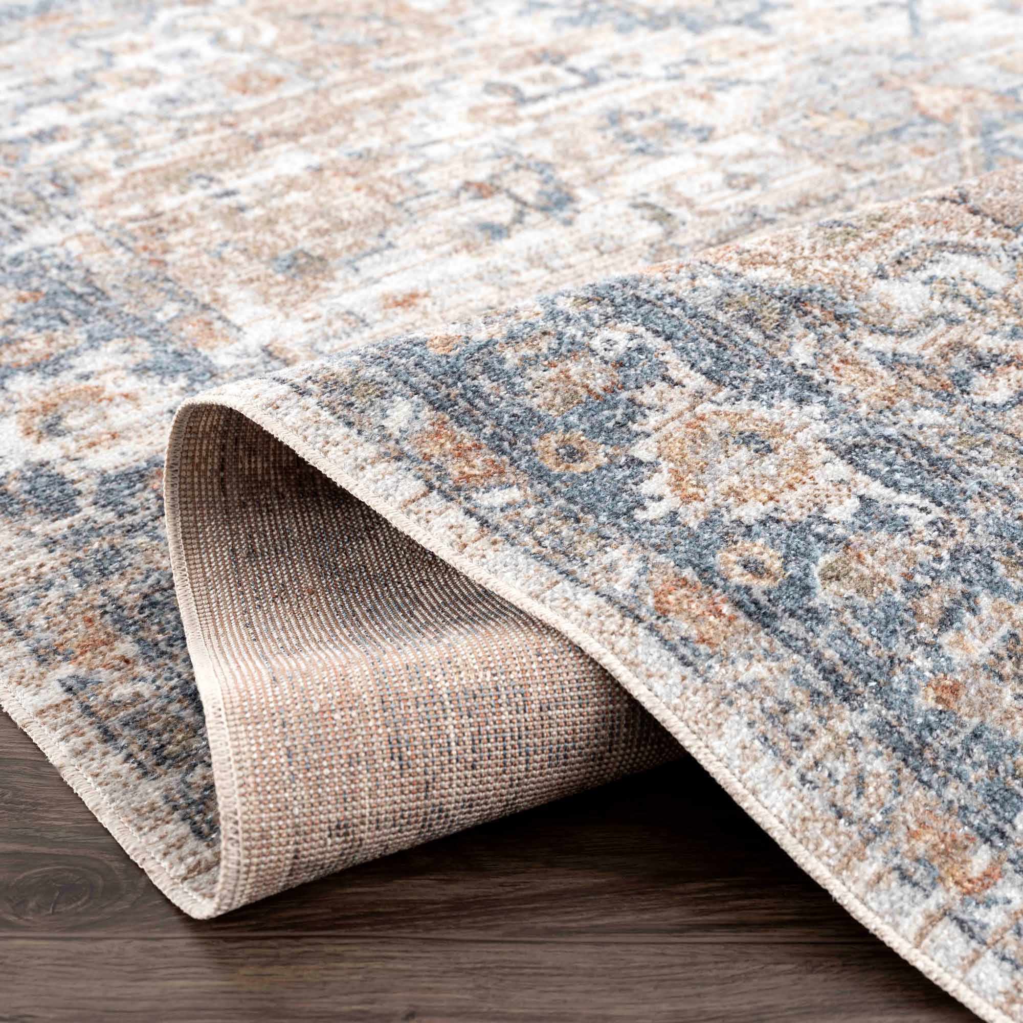 Hauteloom Ezri Cream - A Must - Have Washable Area Rug