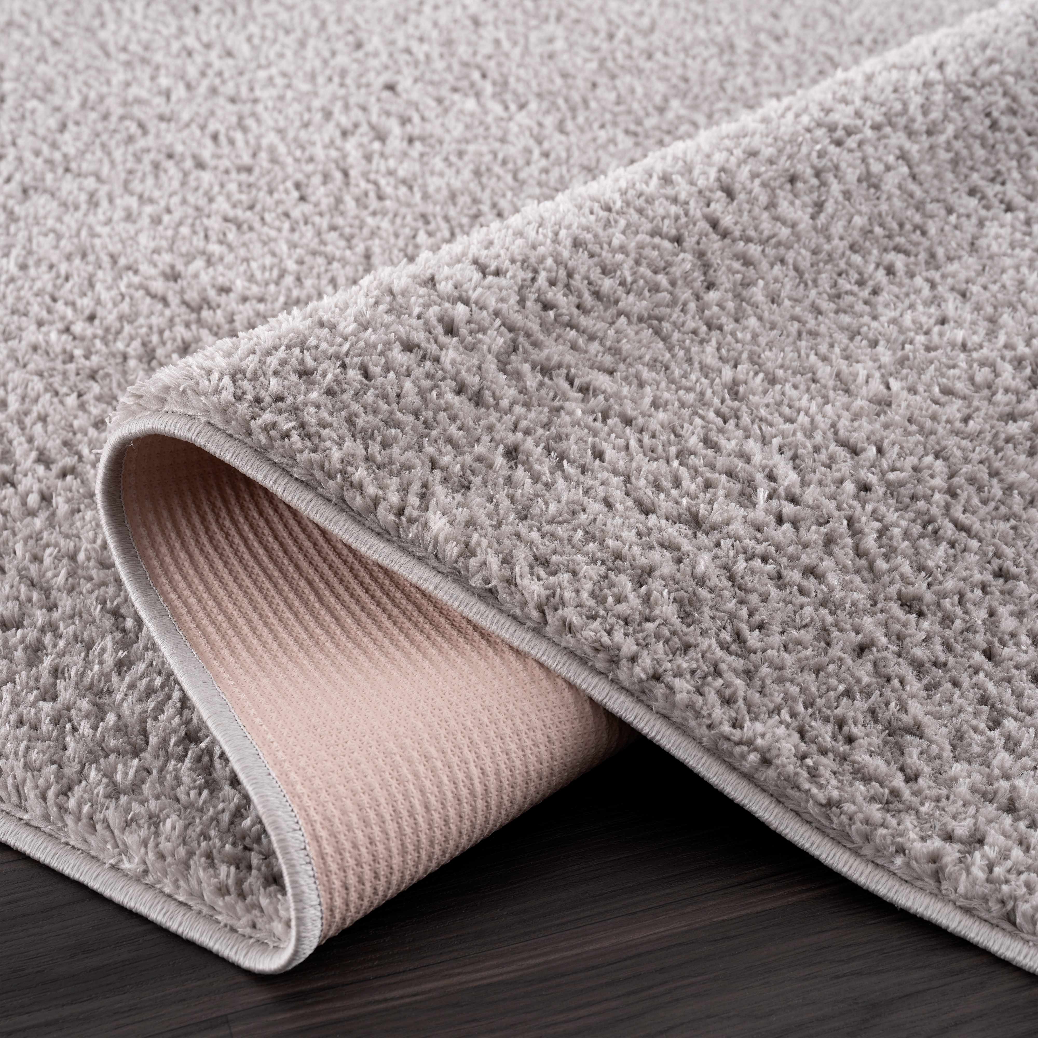 Luxurious Judy Light Gray Washable Area Rug - Transform Your Space