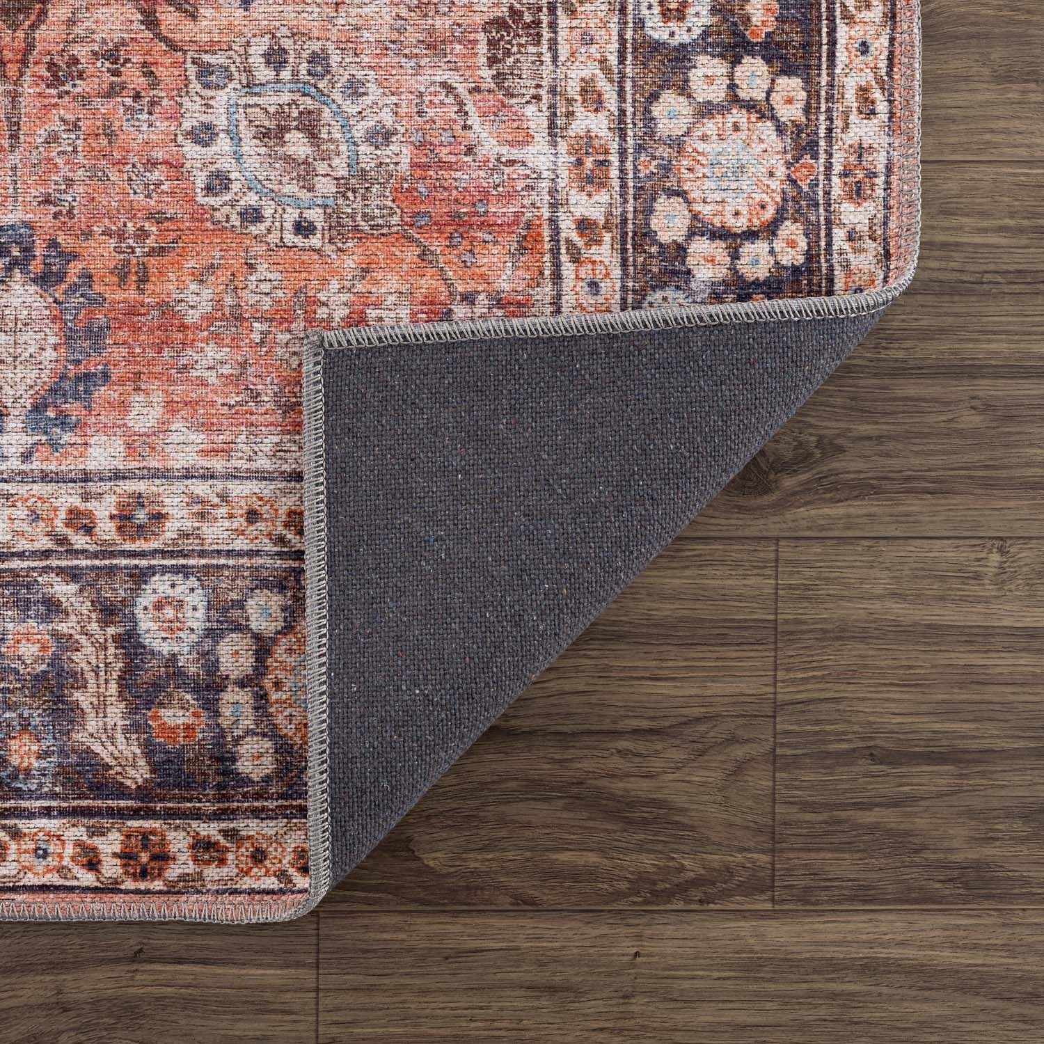 Gorgeous Hauteloom Ganyangan Red Washable Rug