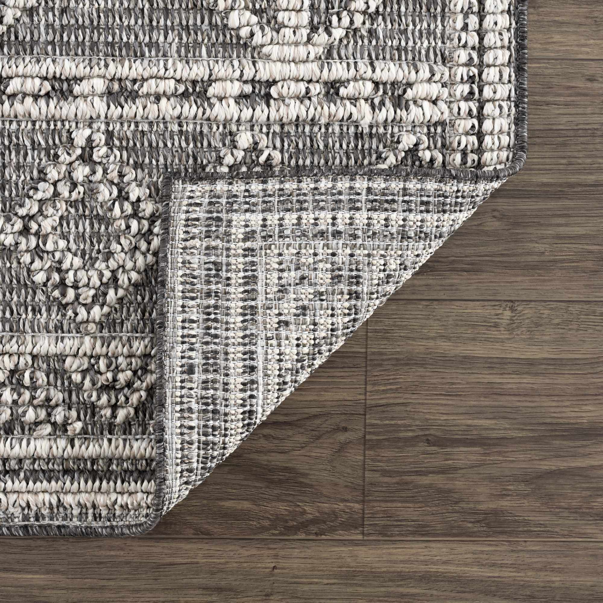 Elegant Hauteloom Diah Black & Bone Area Rug