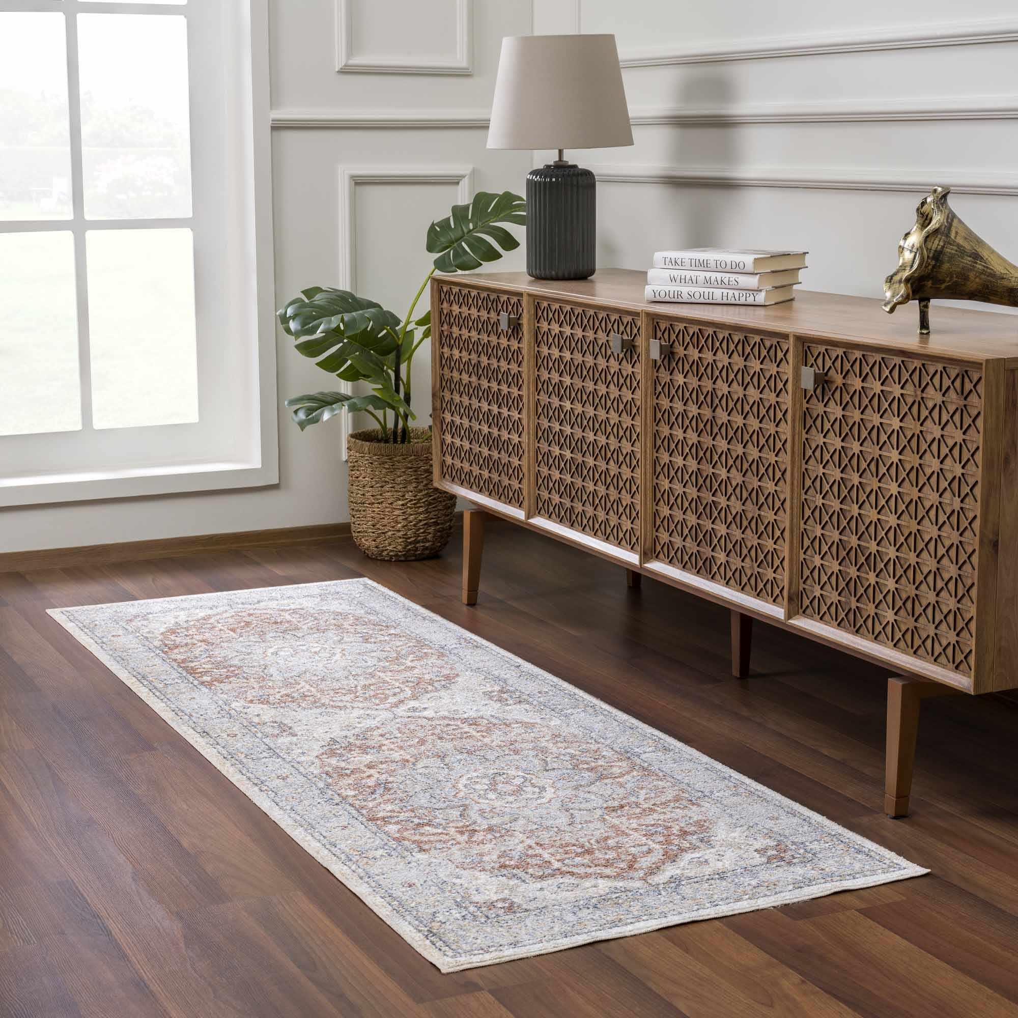 Luxurious Hauteloom Emke Washable Area Rug - Transform Your Space