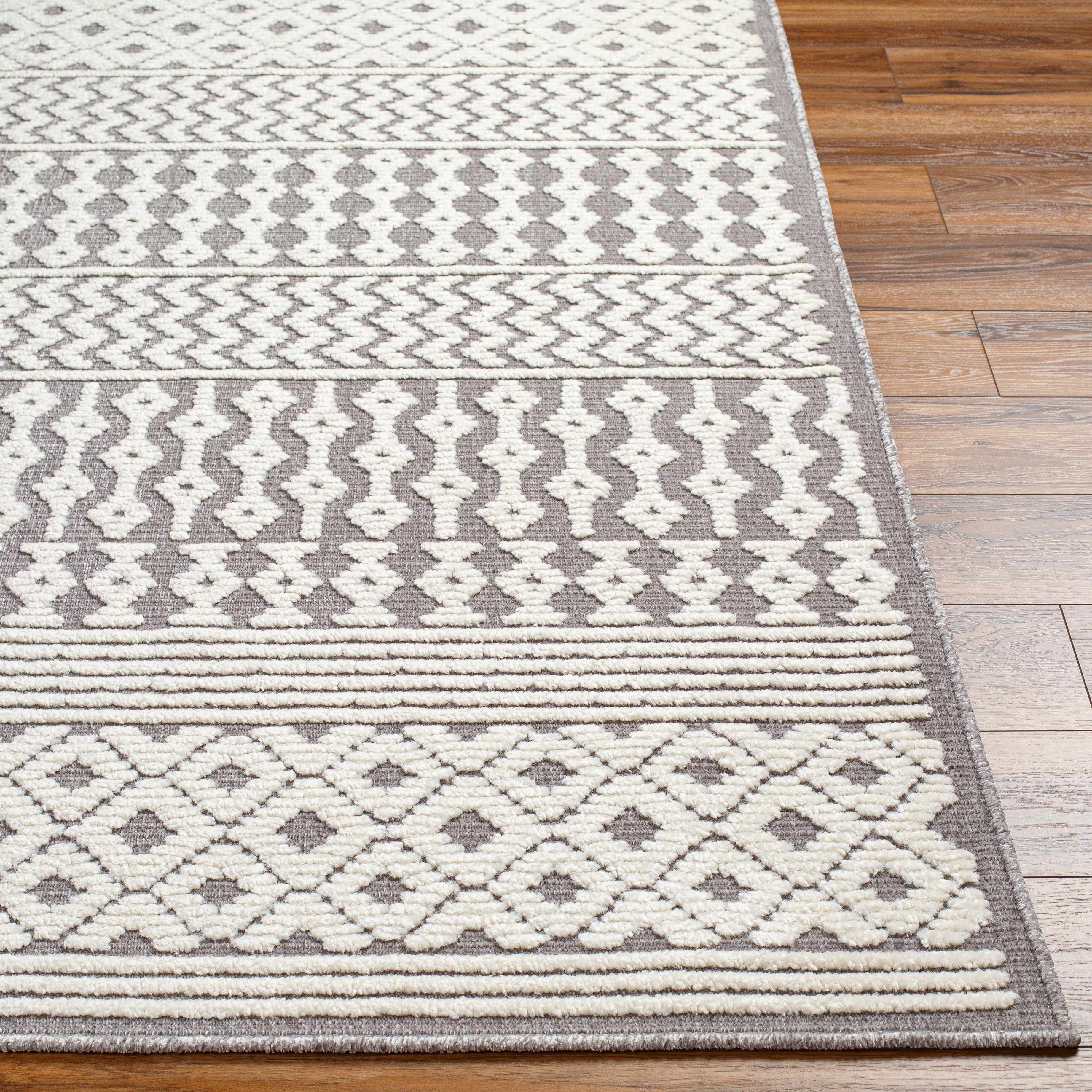 Revitalize Your Space with Hauteloom Drago Gray Washable Area Rug