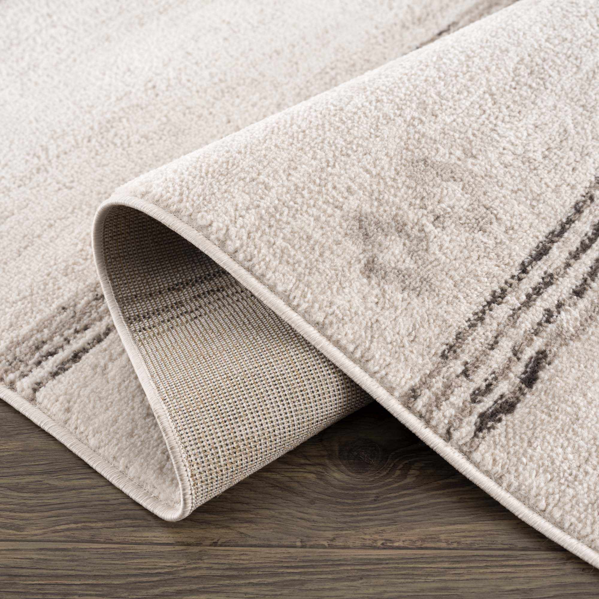 Hauteloom Deja Cream & Charcoal Area Rug - Transform Your Space