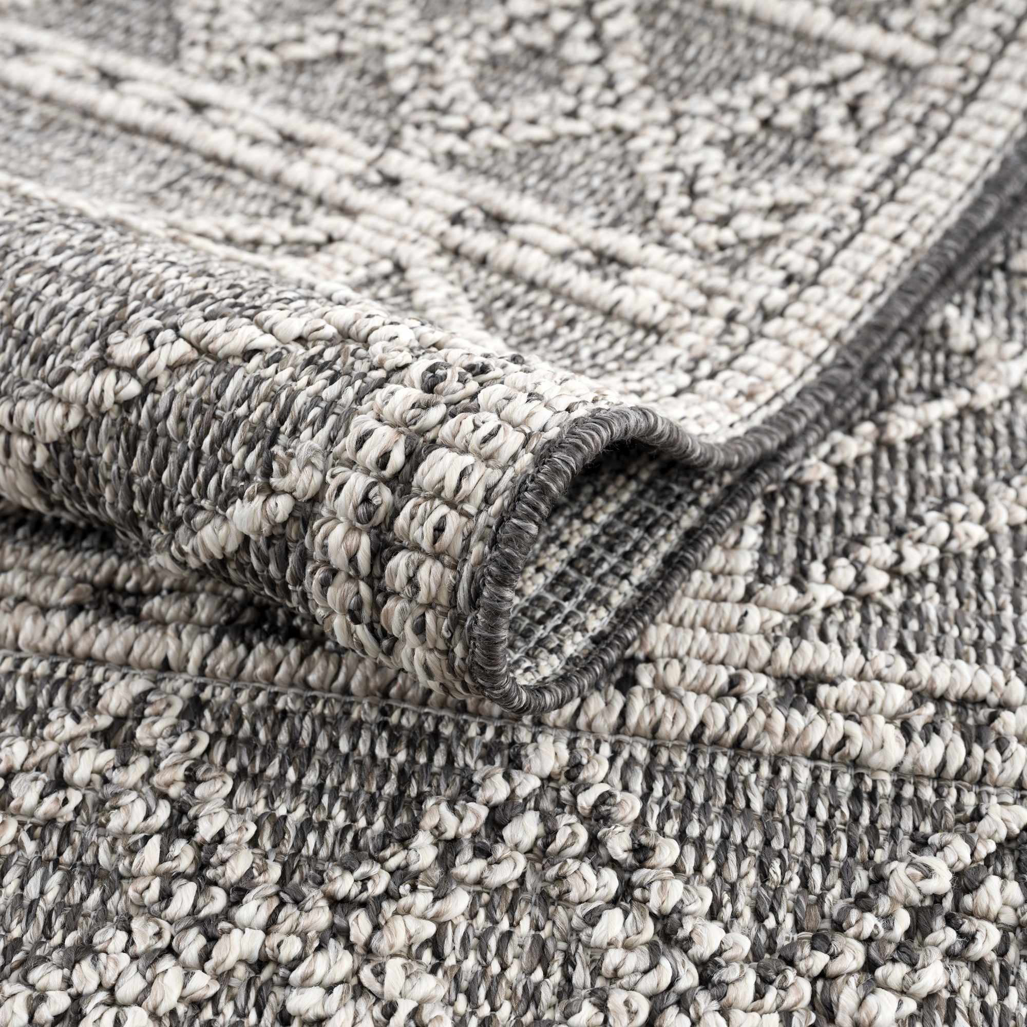 Elegant Hauteloom Diah Black & Bone Area Rug