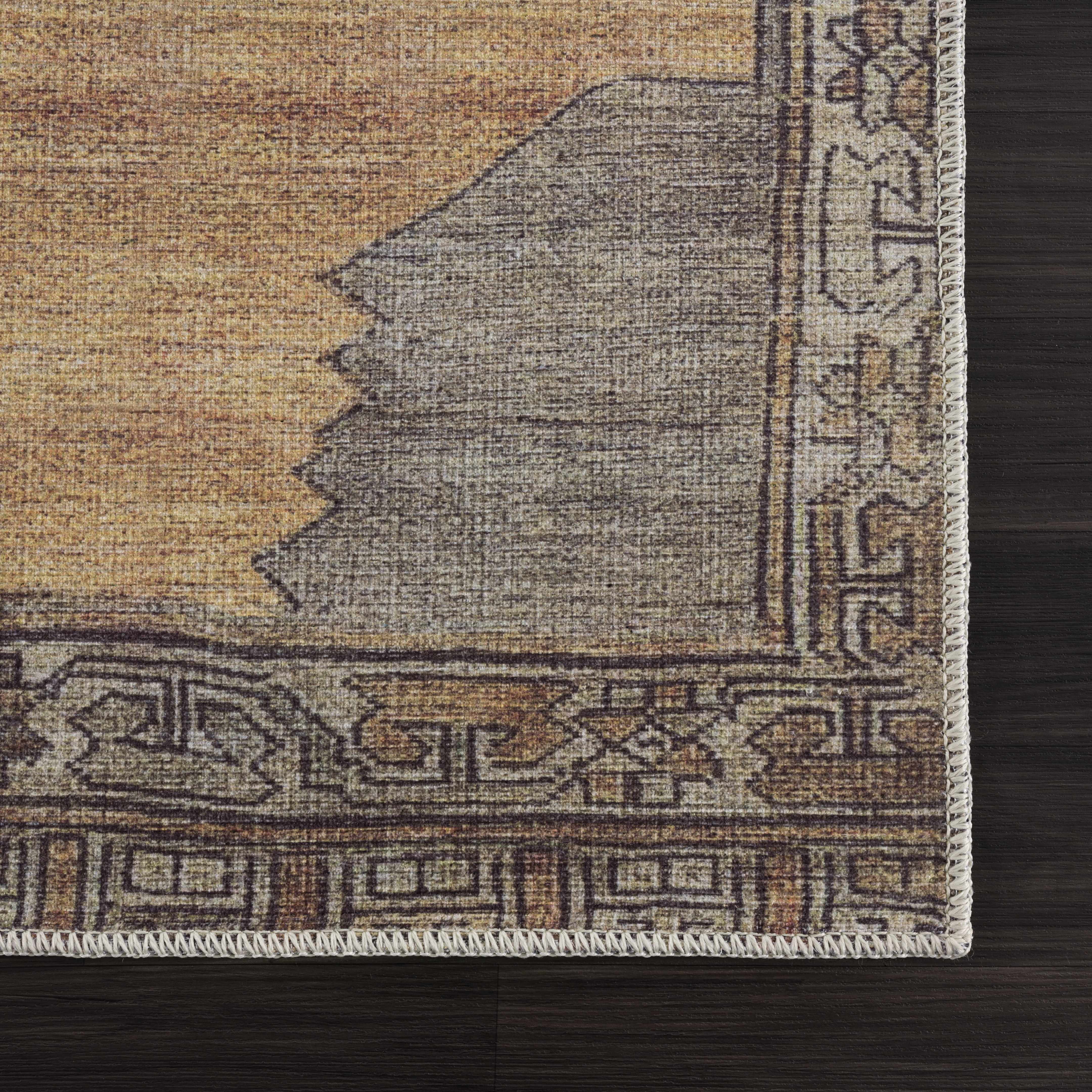Hauteloom Medinah Washable Luxury Runner & Area Rug