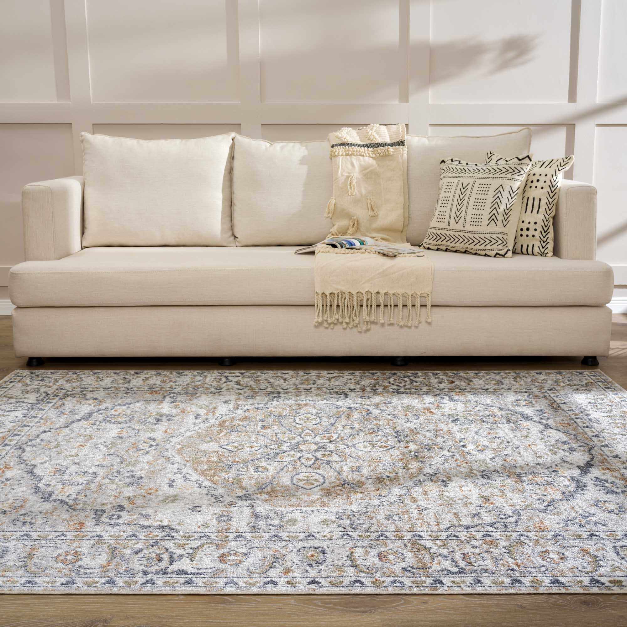 Revitalize Your Space with Hauteloom Hiti Cream Washable Performance Rug