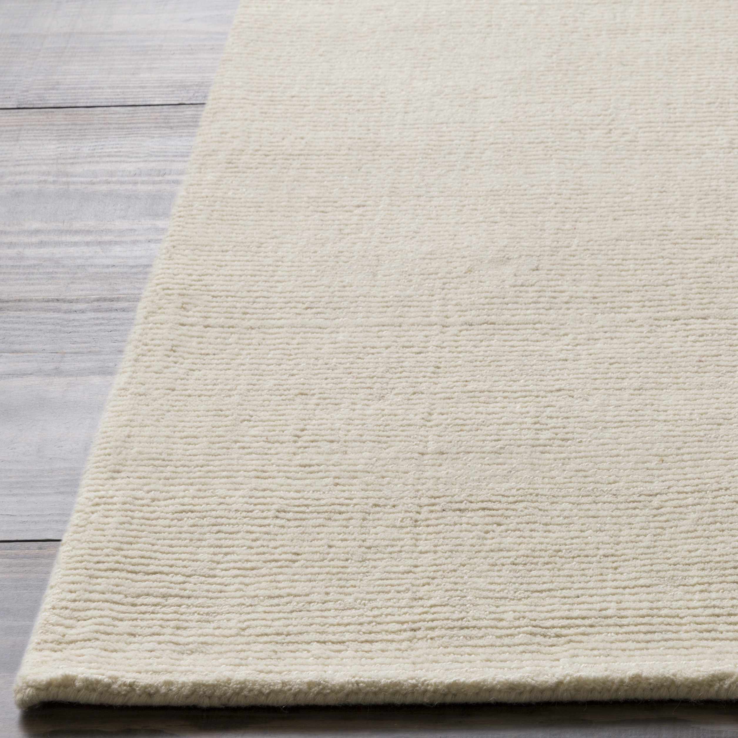 Luxurious Hauteloom Brockton Light Beige Wool Area Rug