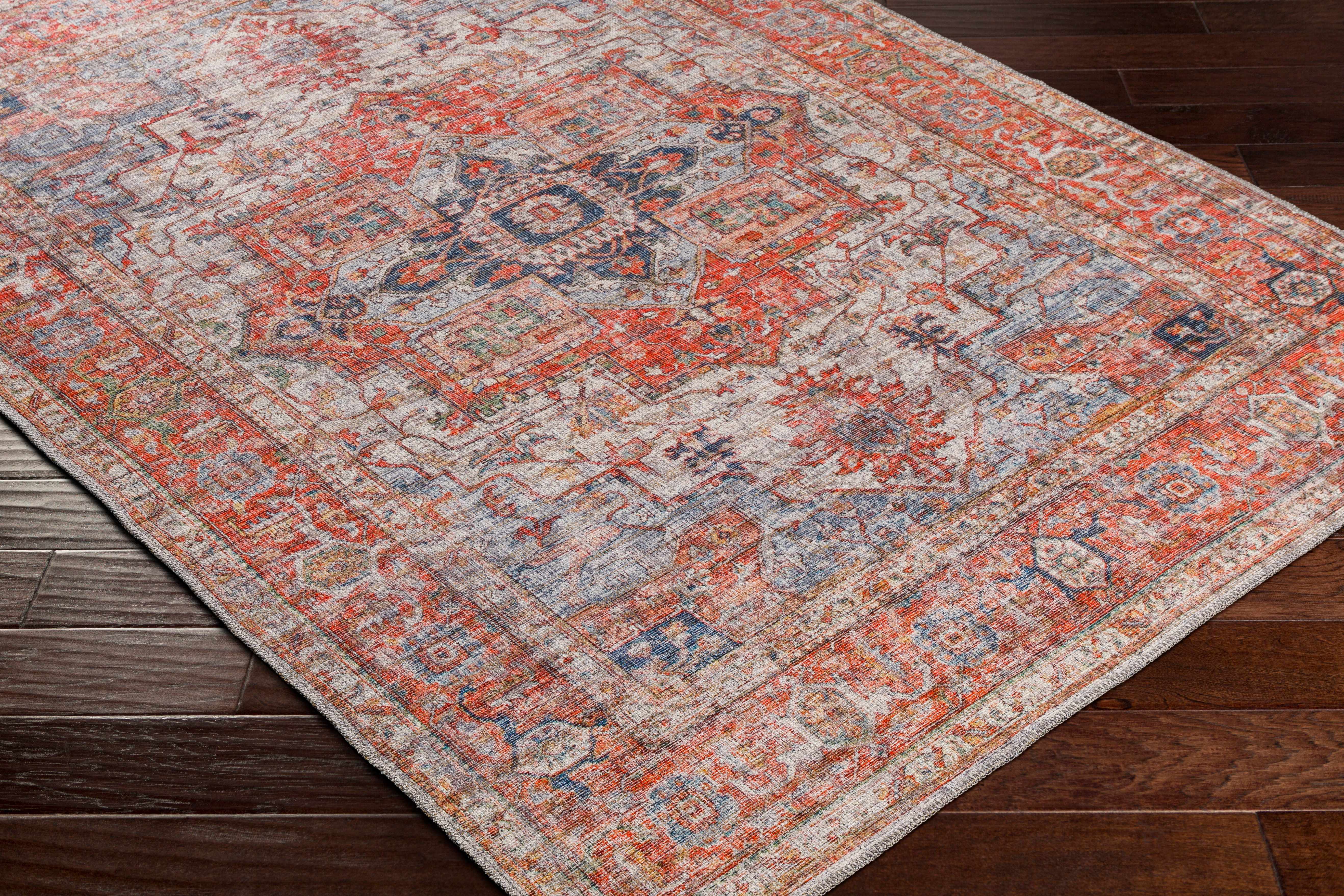 Hauteloom Lapase Washable Printed Jute Rug - A Stylish and Practical Home Essential