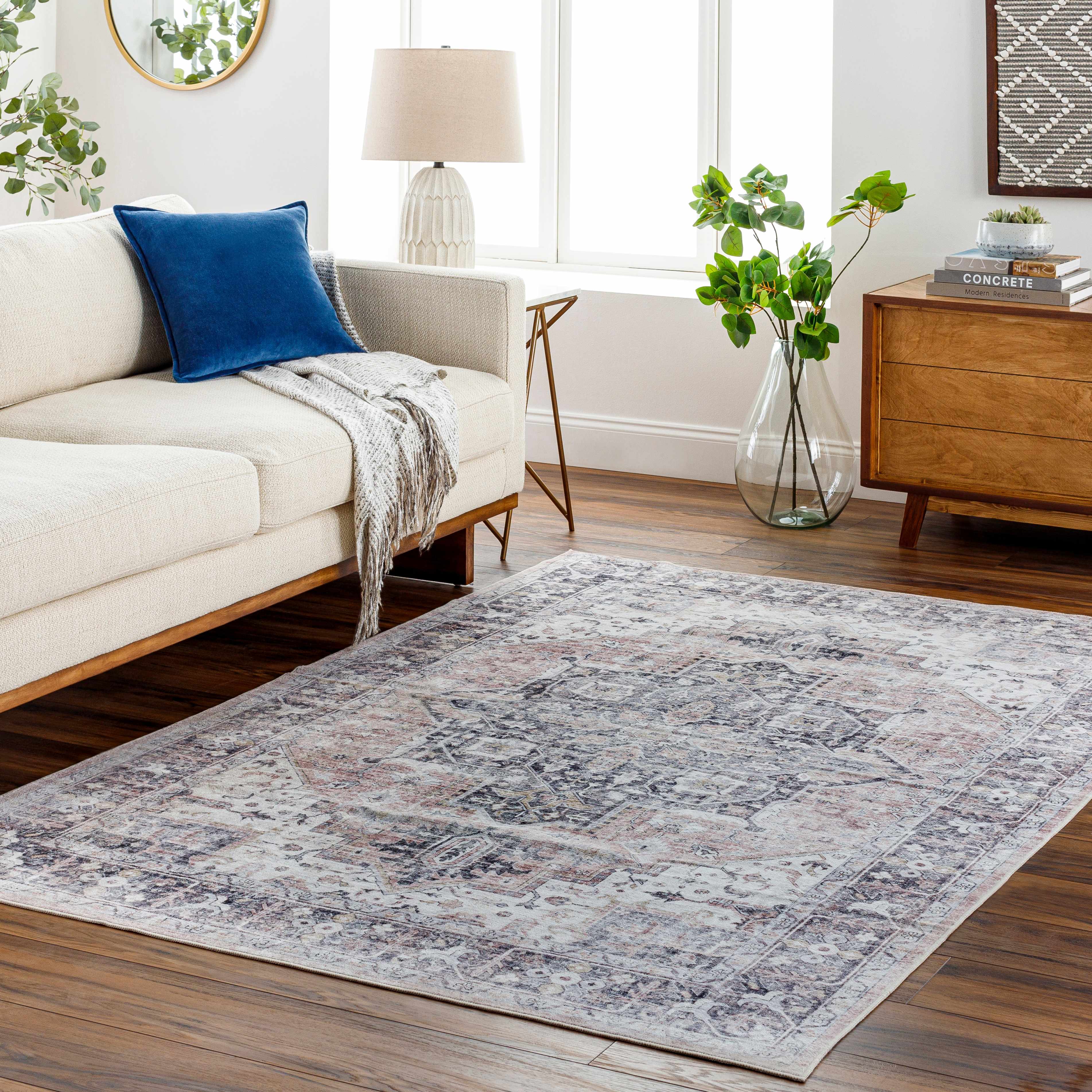 Hauteloom Luca Luxury Washable Area Rug