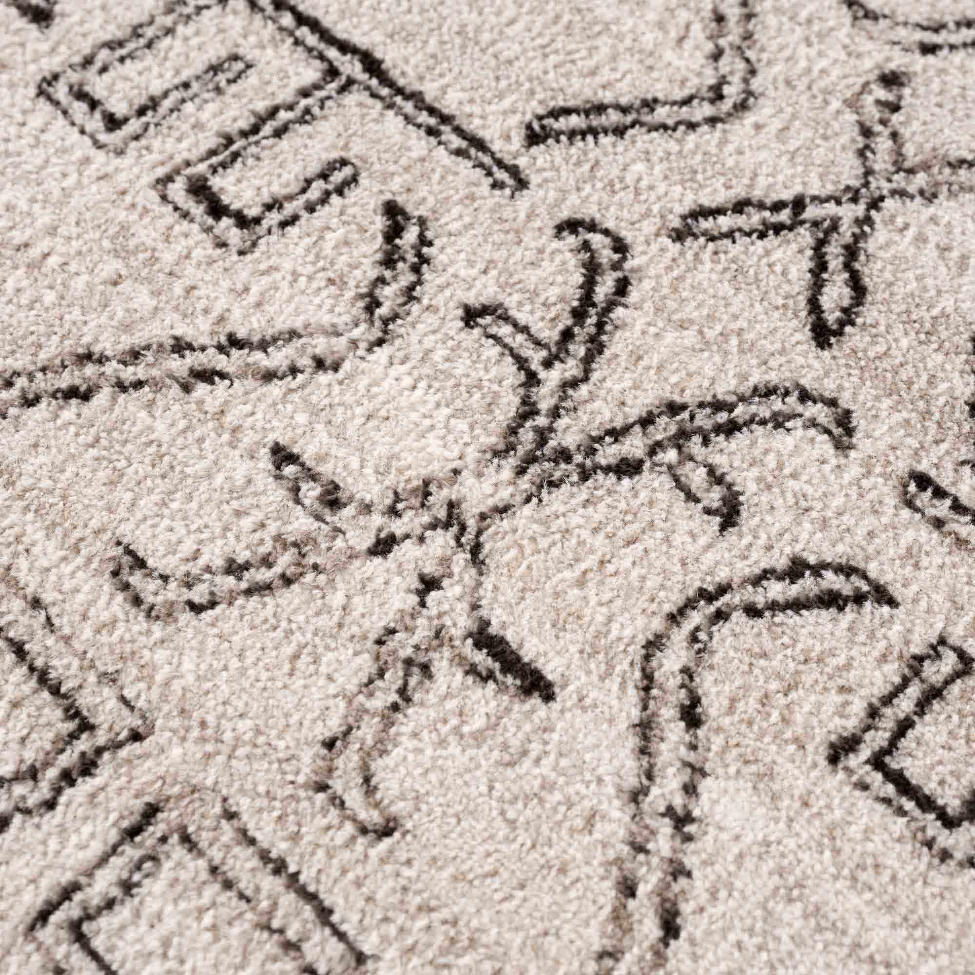 Hauteloom Divya Cream Tribal Rug - A Stunning Performance Piece
