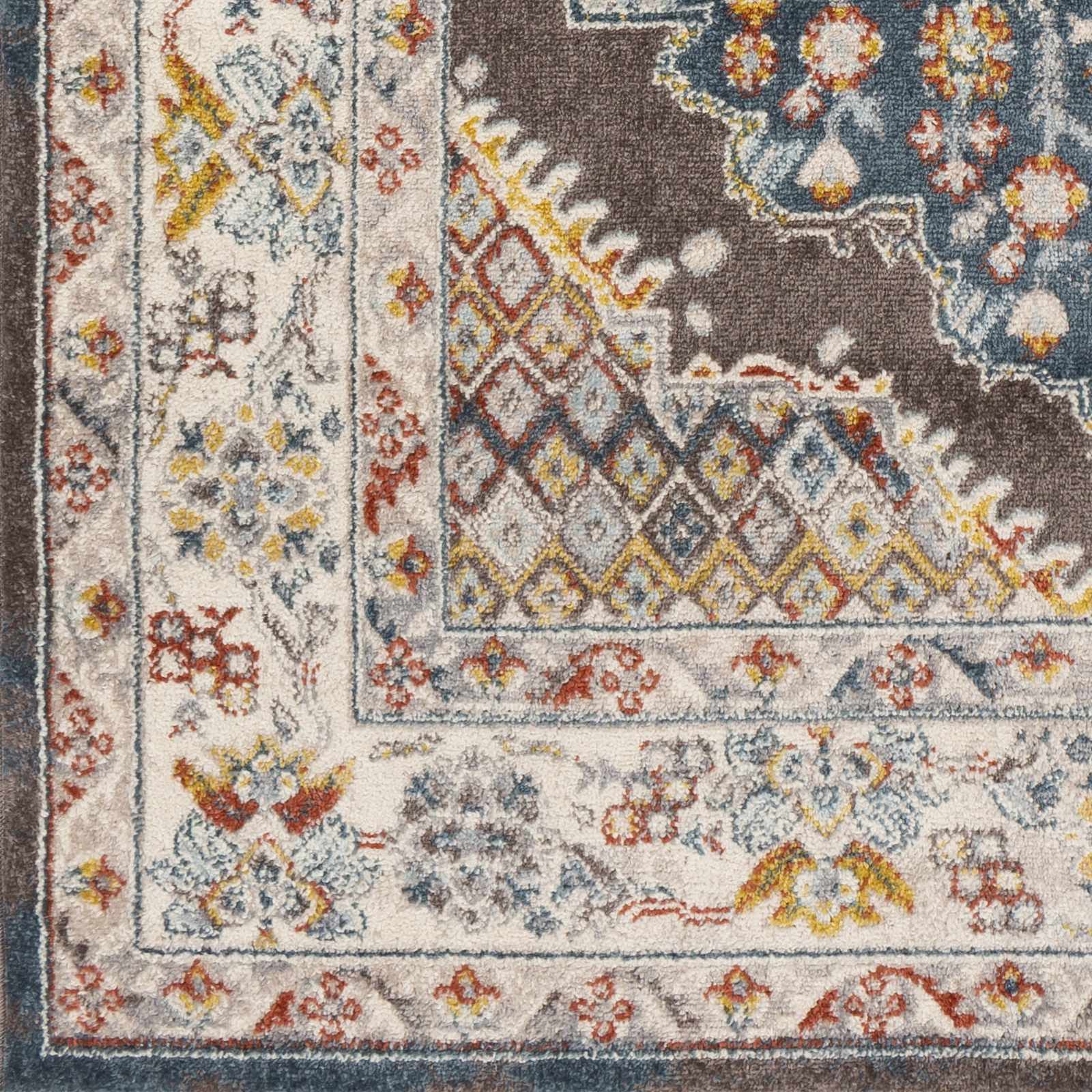 Gorgeous Hauteloom Haymond Brown Medallion Area Rug