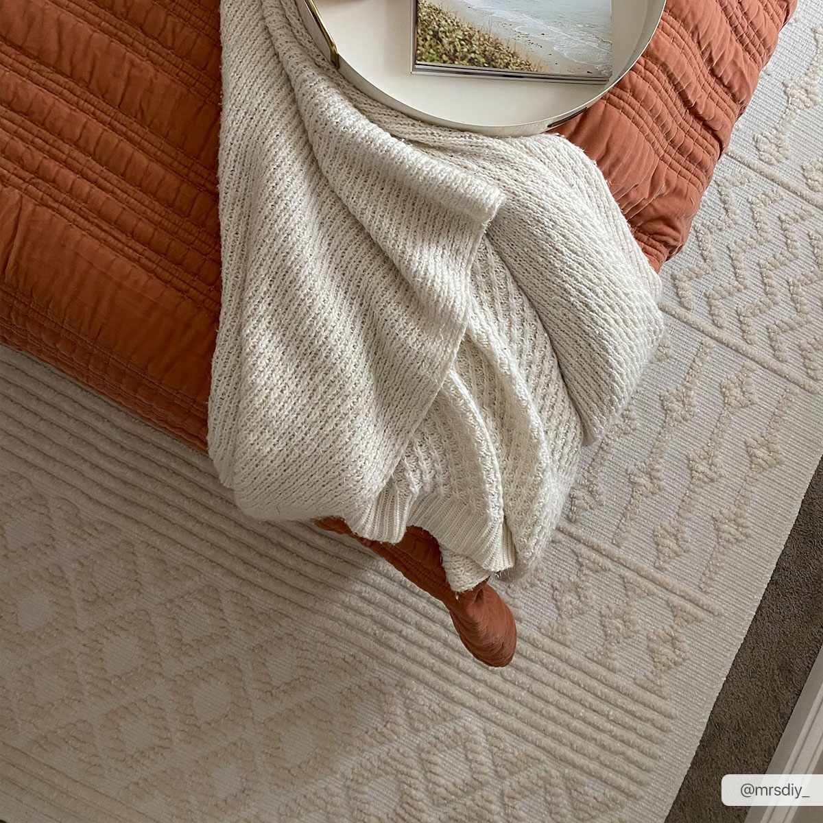 Refresh Your Space with Hauteloom Drago White Washable Area Rug