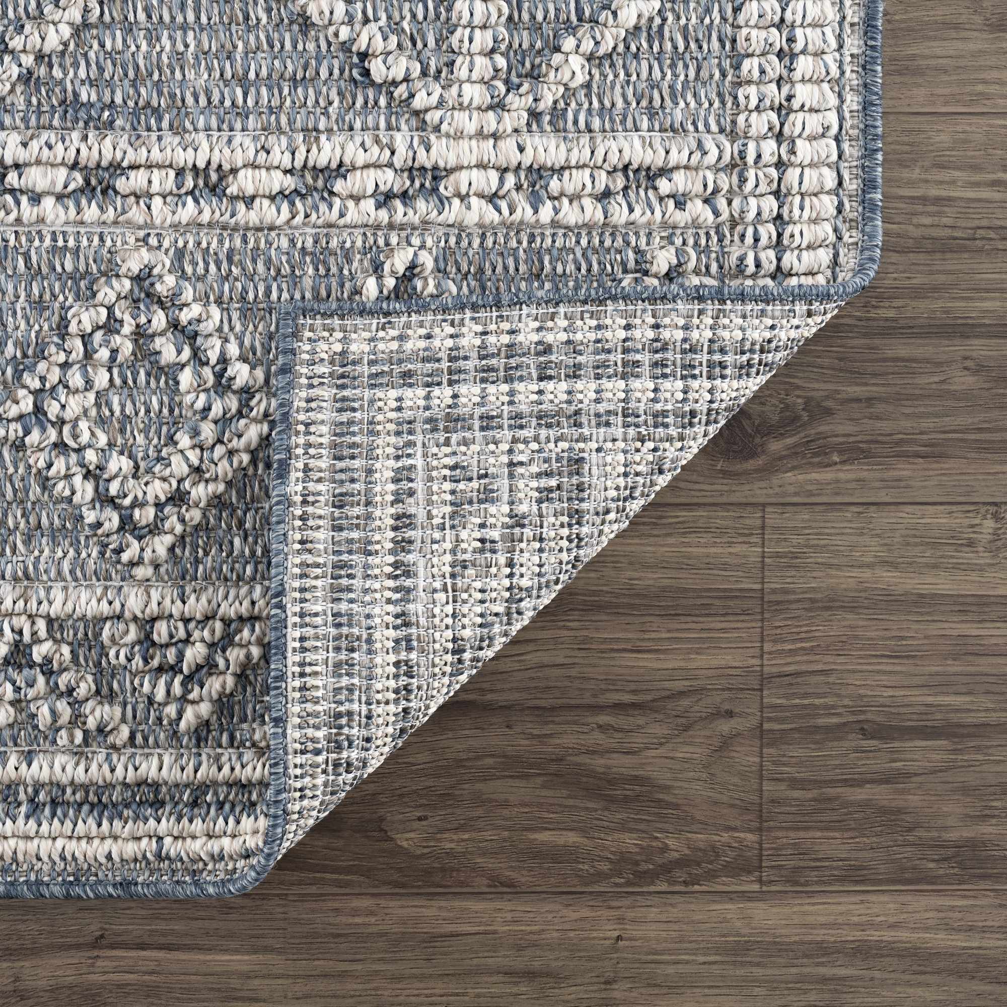 Hauteloom Diah Area Rug - Exquisite Gray Blue & Bone Beauty