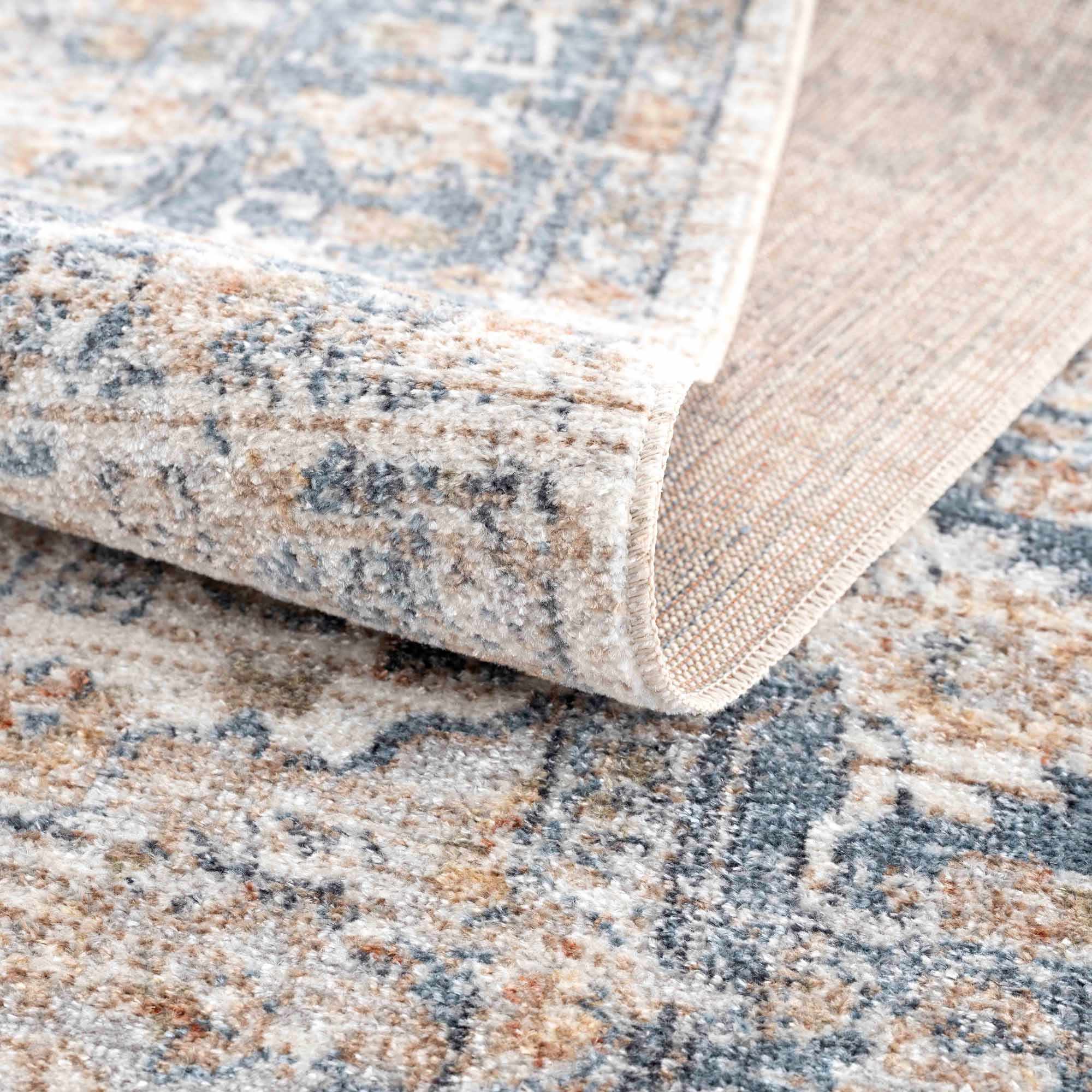 Hauteloom Ezri Cream - A Must - Have Washable Area Rug