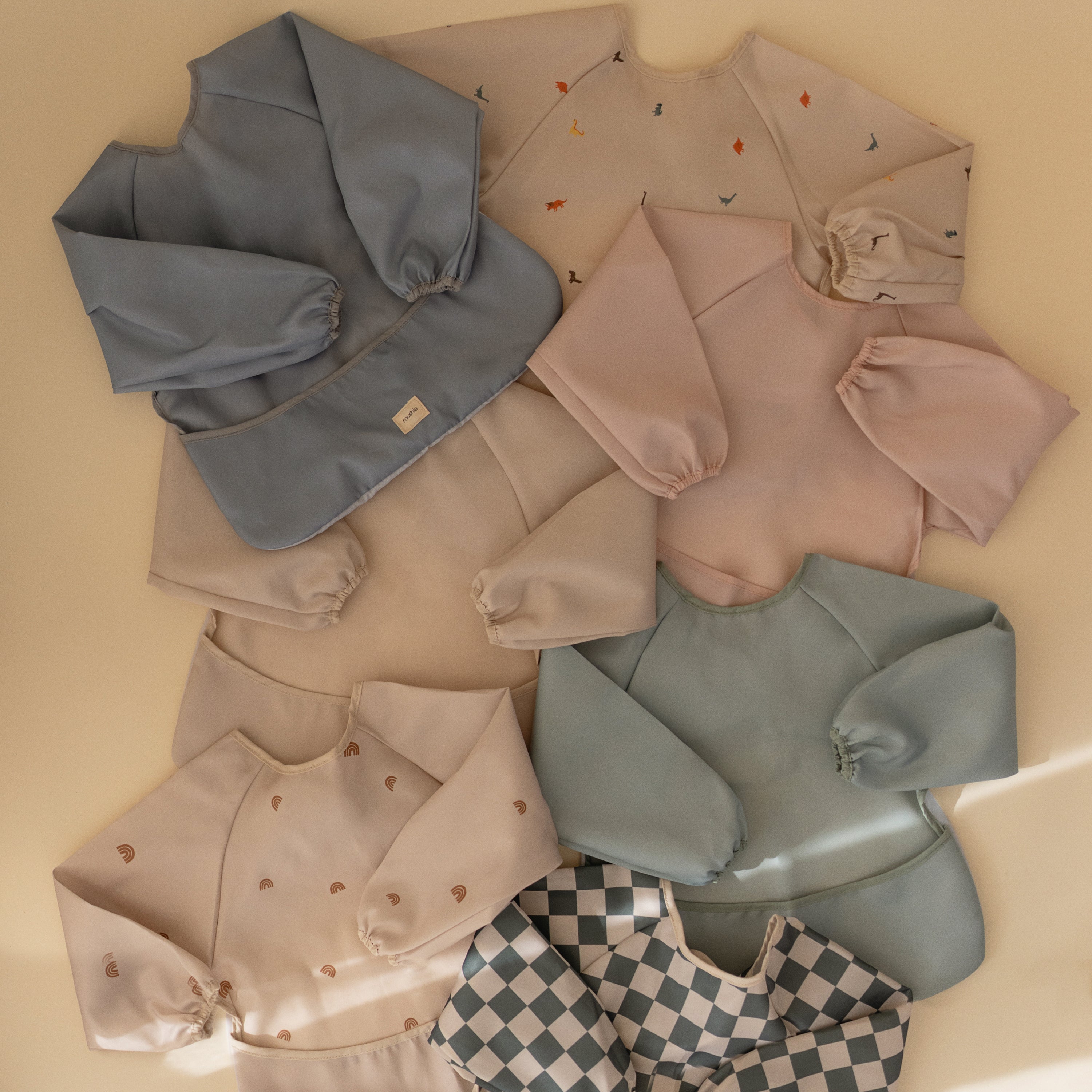 Messy Moments Made Easy: Mushie Long Sleeve Bib
