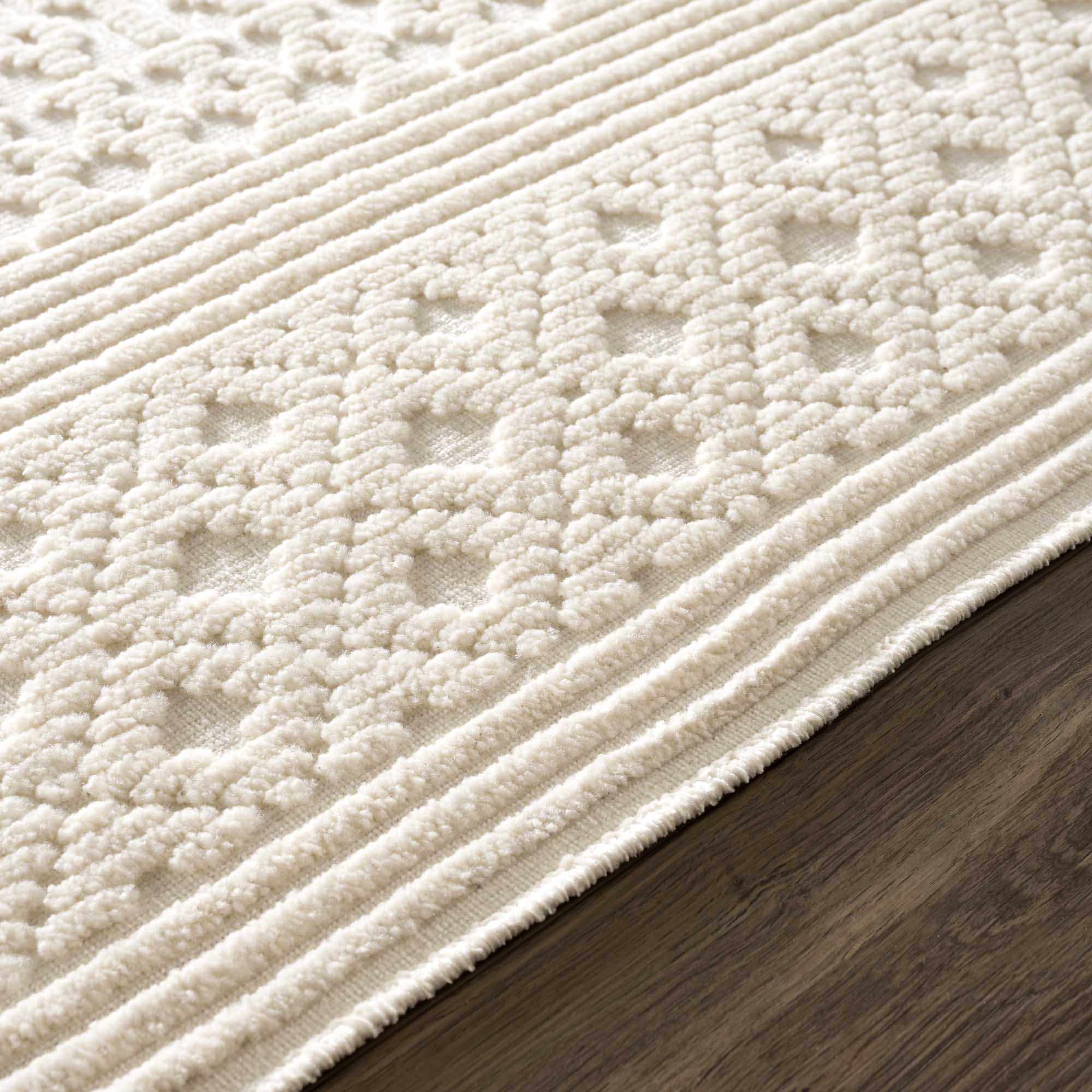Refresh Your Space with Hauteloom Drago White Washable Area Rug