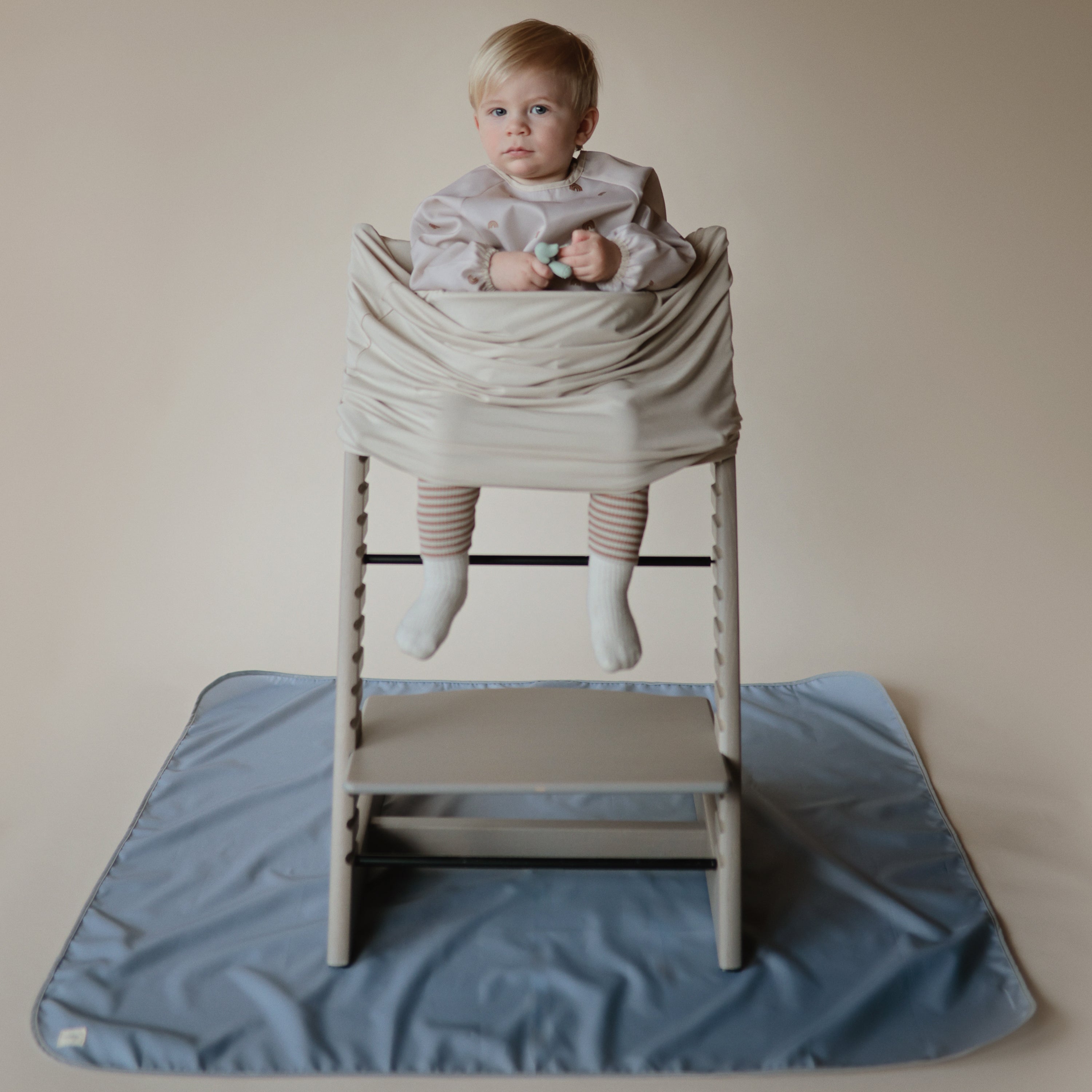 Messy Moments Made Easy: Mushie Long Sleeve Bib