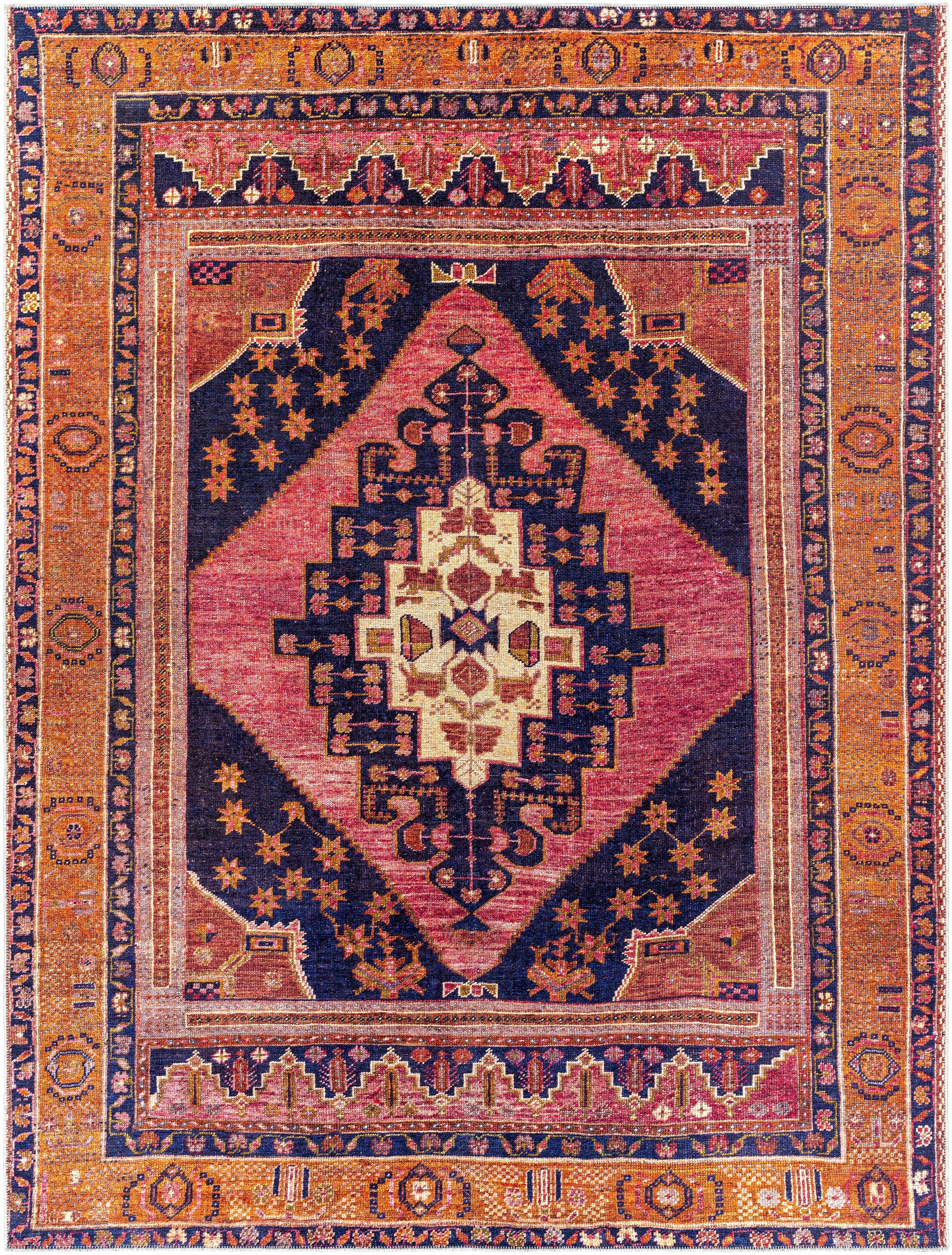 Luxurious Hauteloom Malamote Washable Area Rug