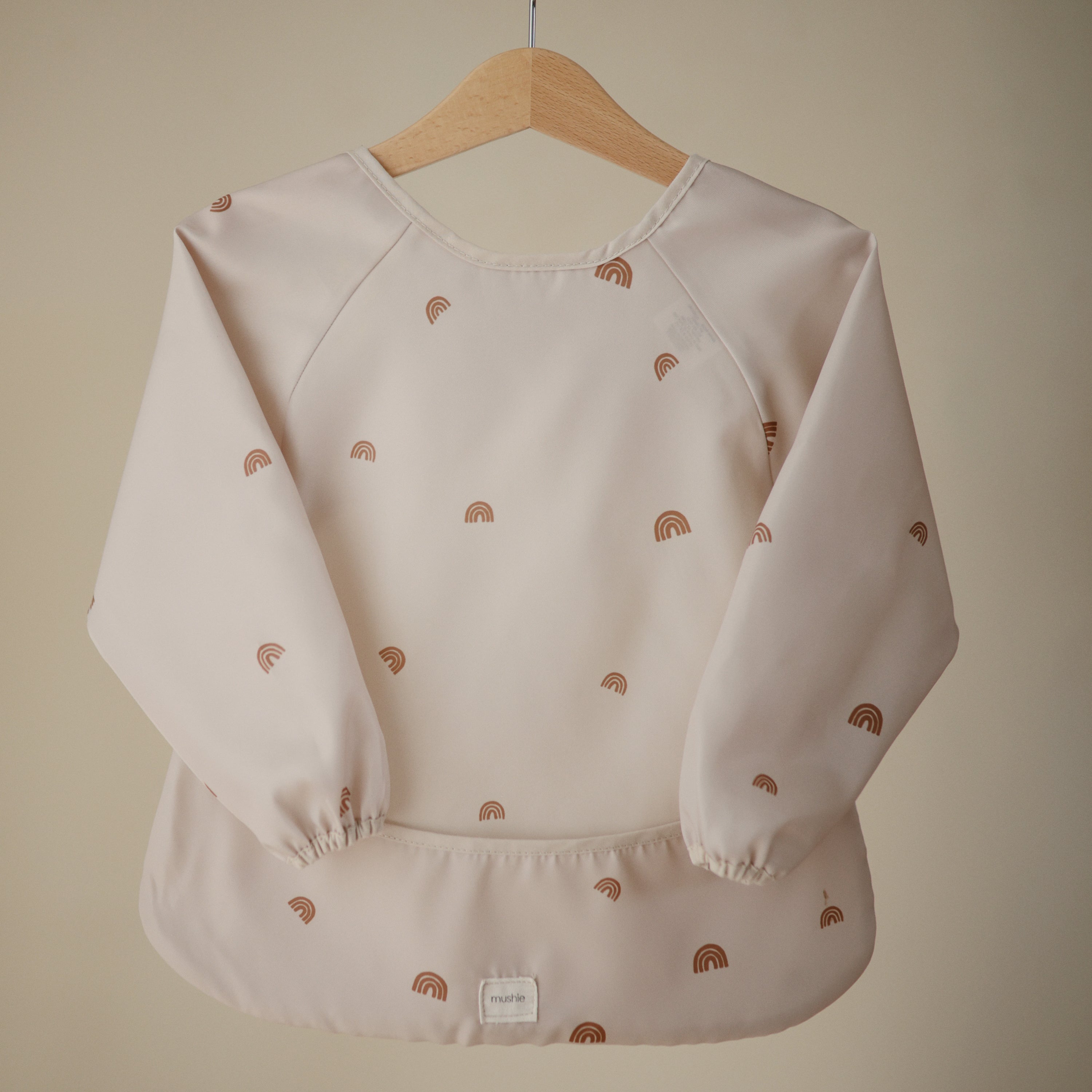 Messy Moments Made Easy: Mushie Long Sleeve Bib