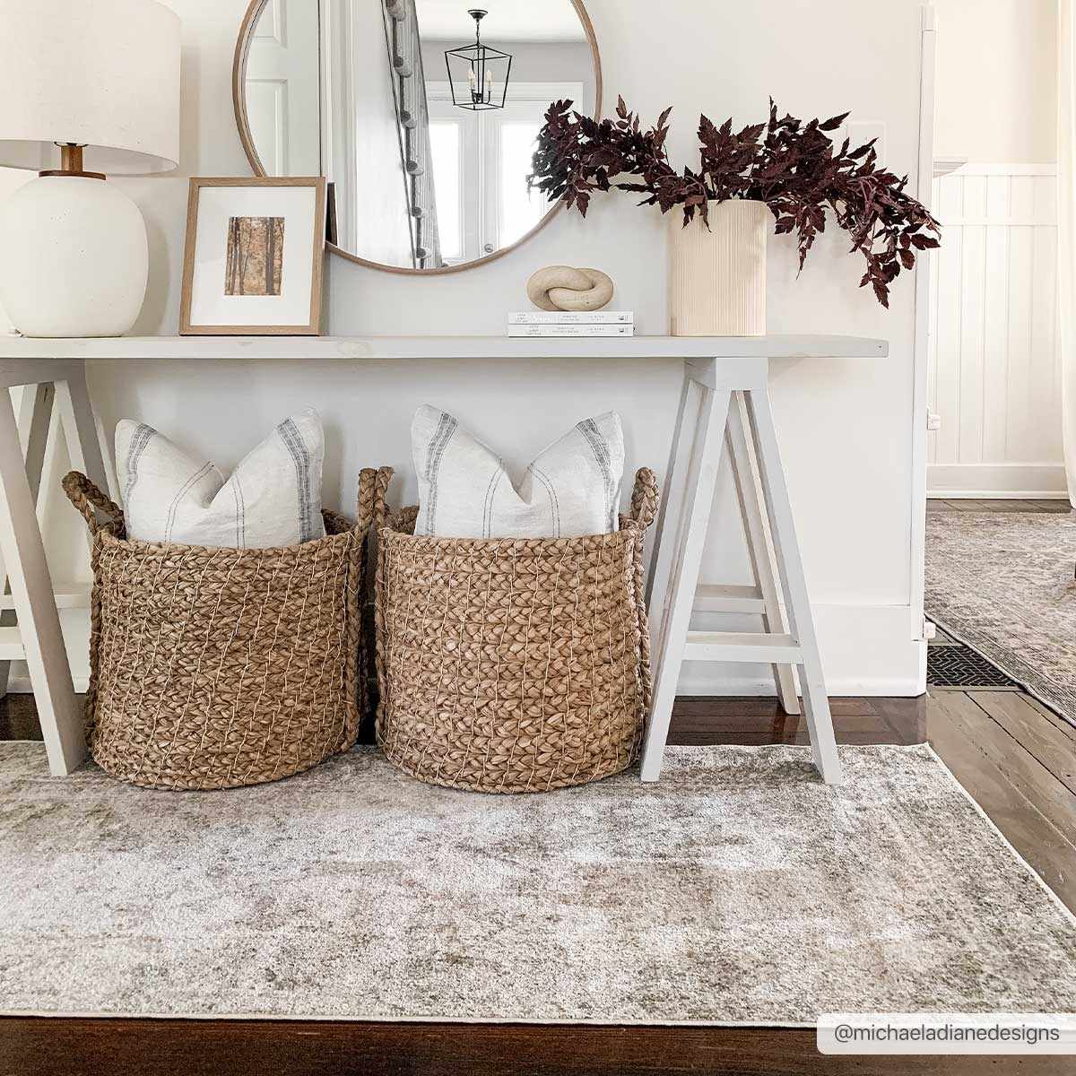 Gael Cream Washable Area Rug by Hauteloom - A Stylish and Practical Addition to Your Space