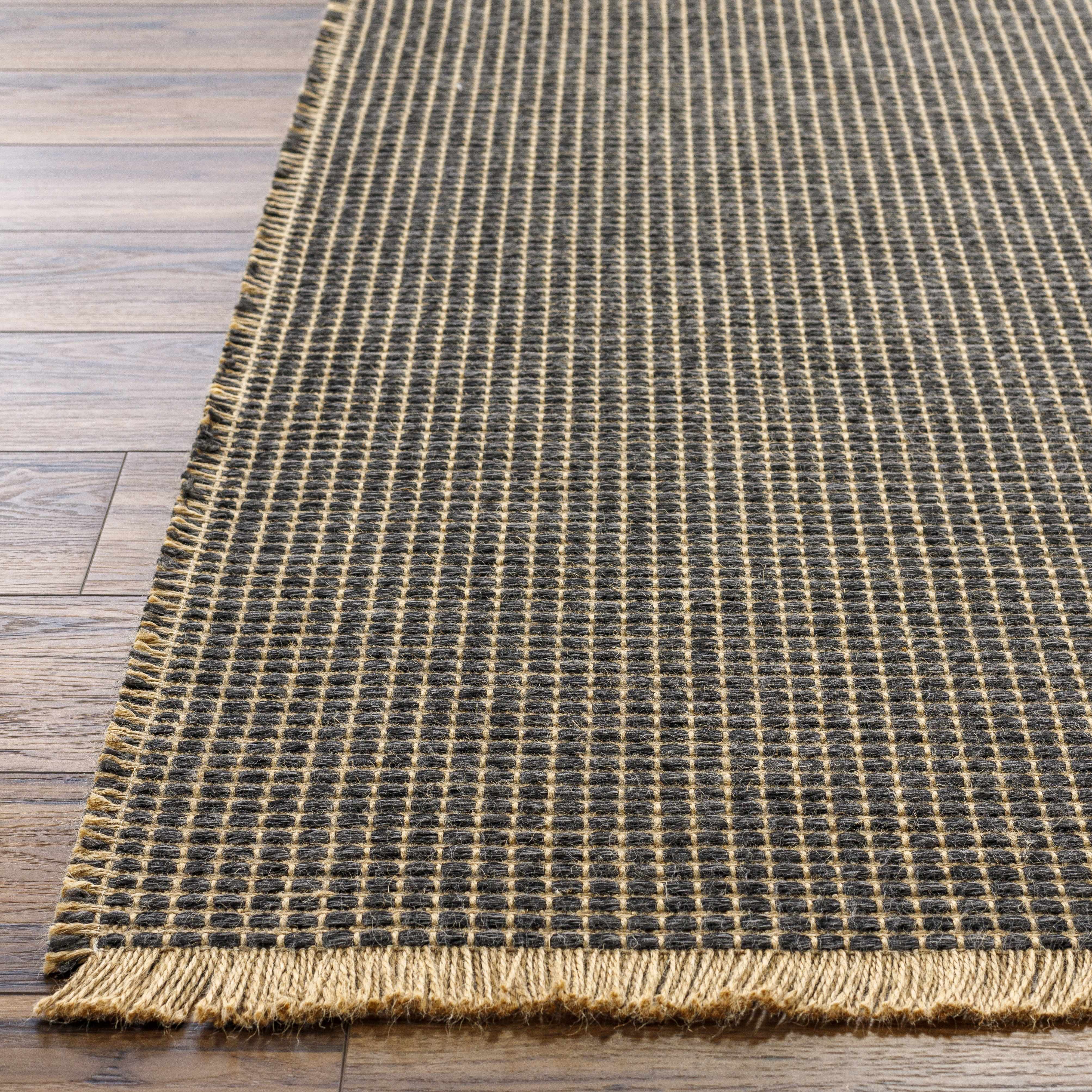 Elevate Your Space with Hauteloom Kimi Jute Black Area Rug by Surya X Becki Owens