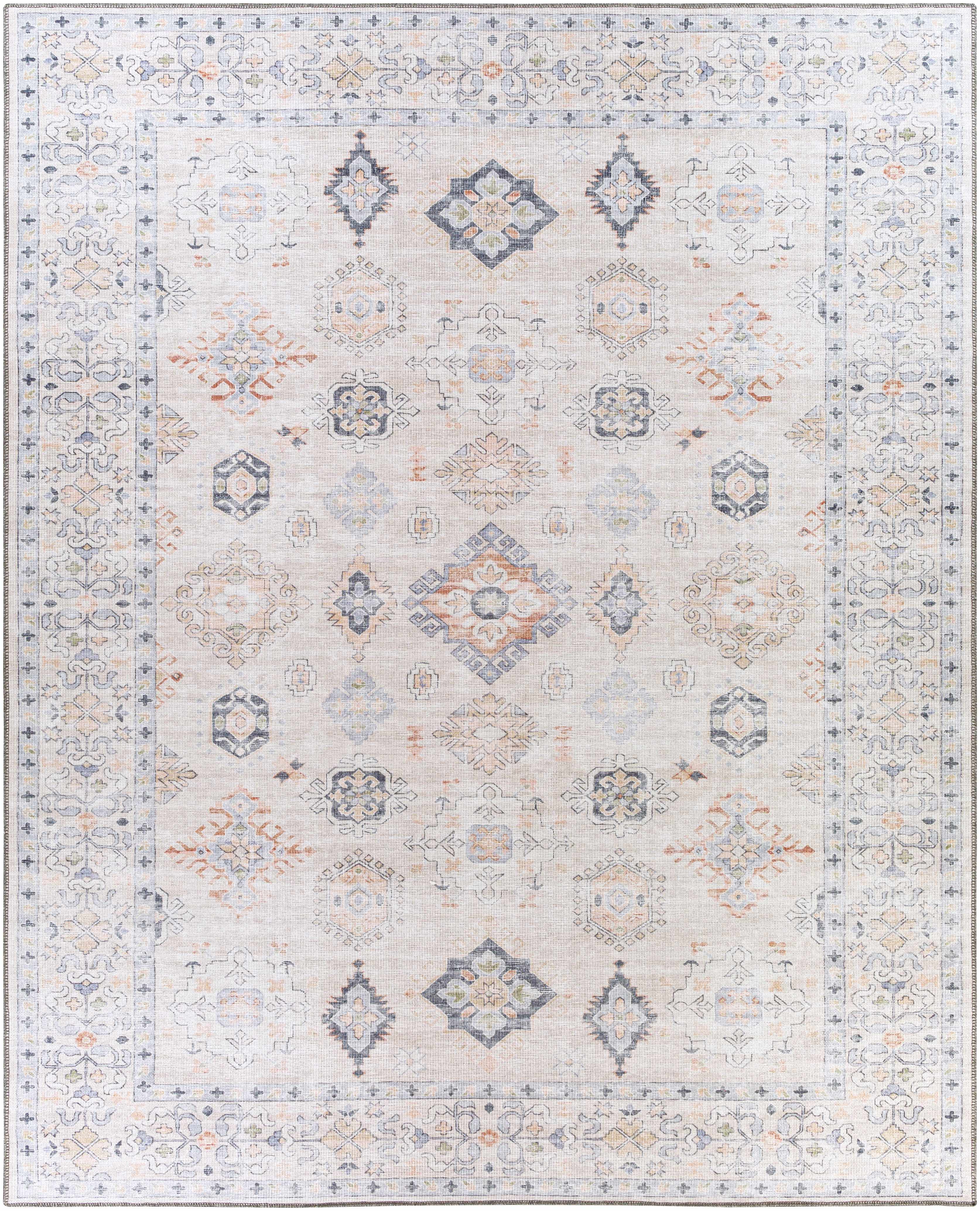 Hauteloom Beckett Vintage Washable Area Rug - Transform Your Space with Timeless Elegance