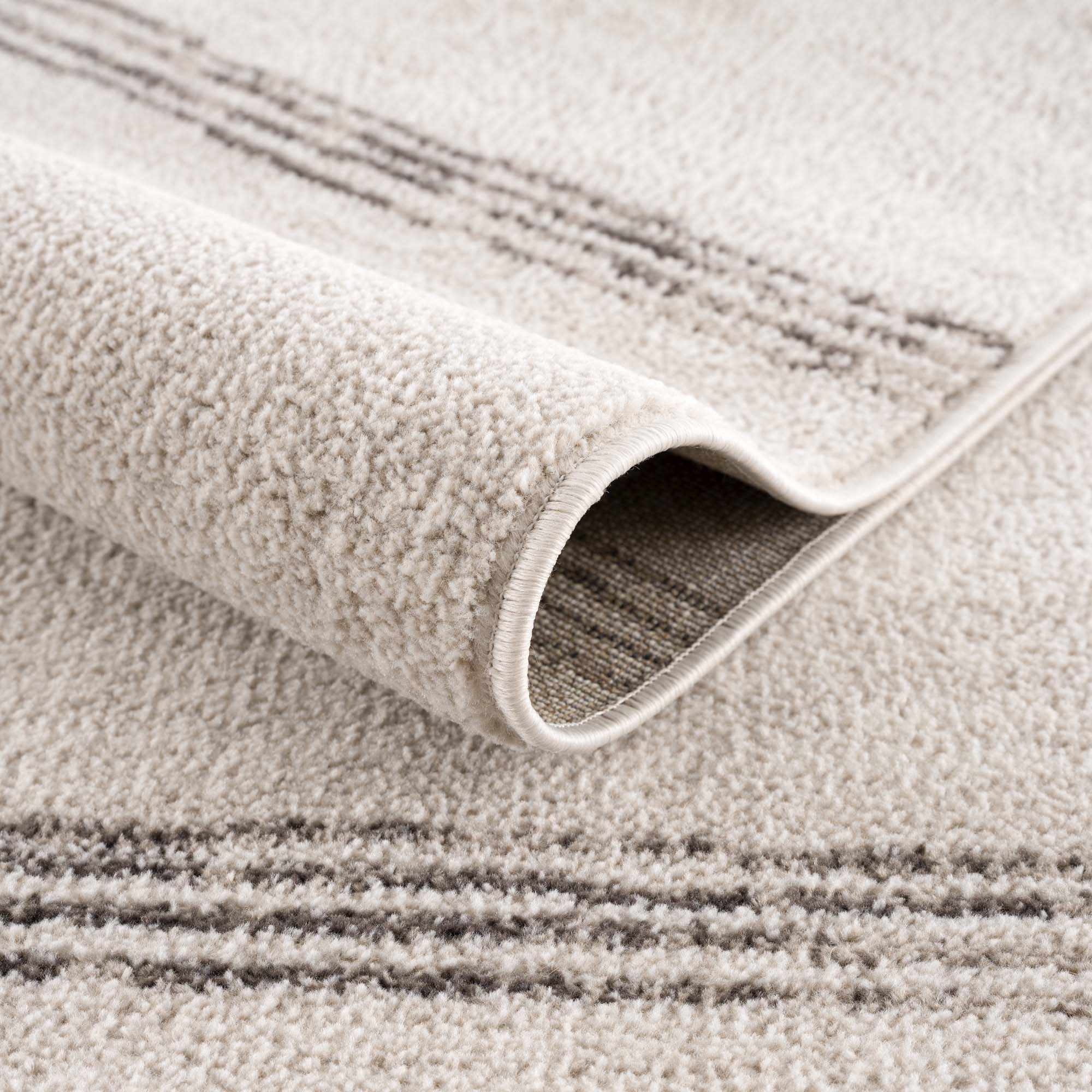 Hauteloom Deja Cream & Charcoal Area Rug - Transform Your Space