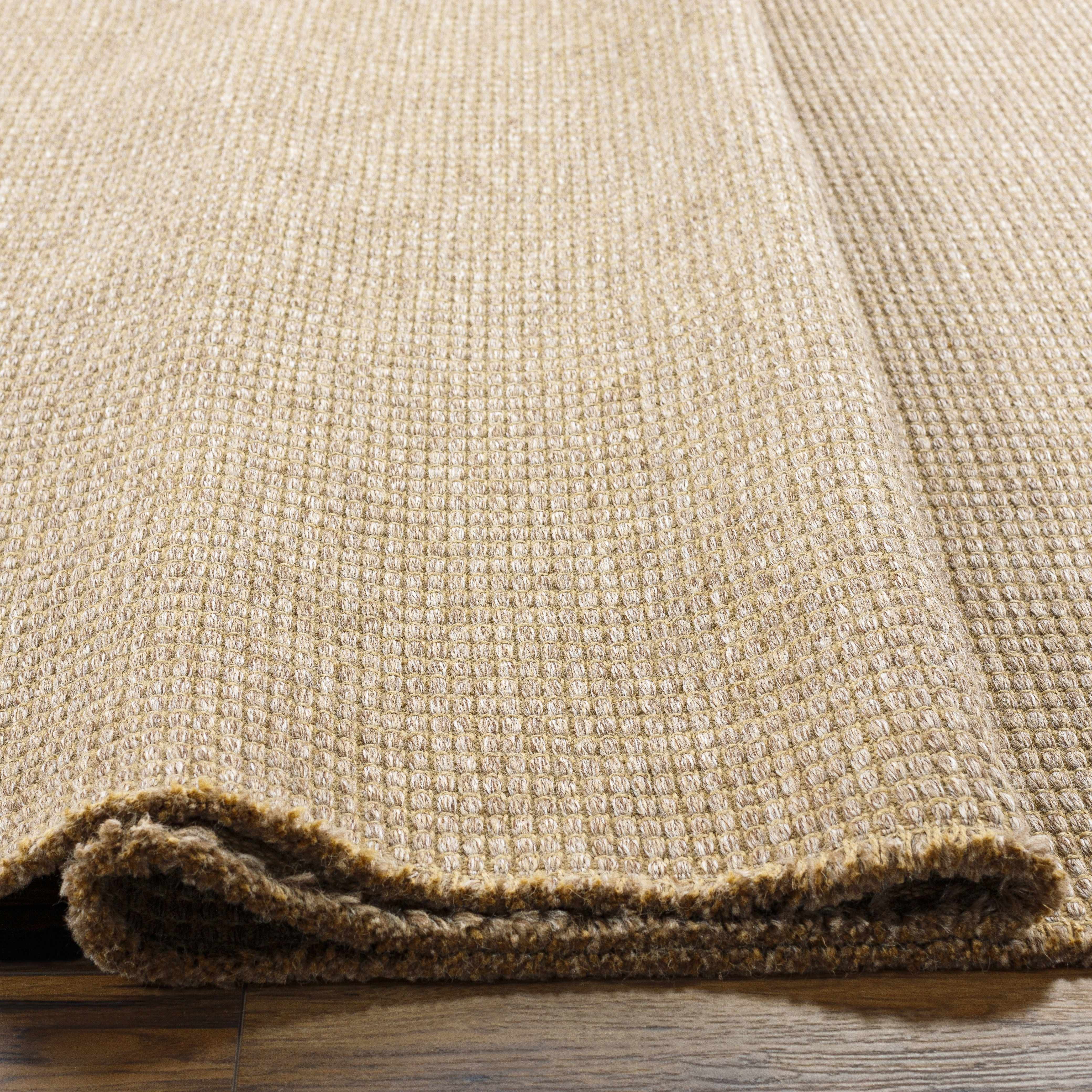Luxurious Hauteloom Kimi Jute Beige Area Rug by Surya X Becki Owens - Transform Your Space