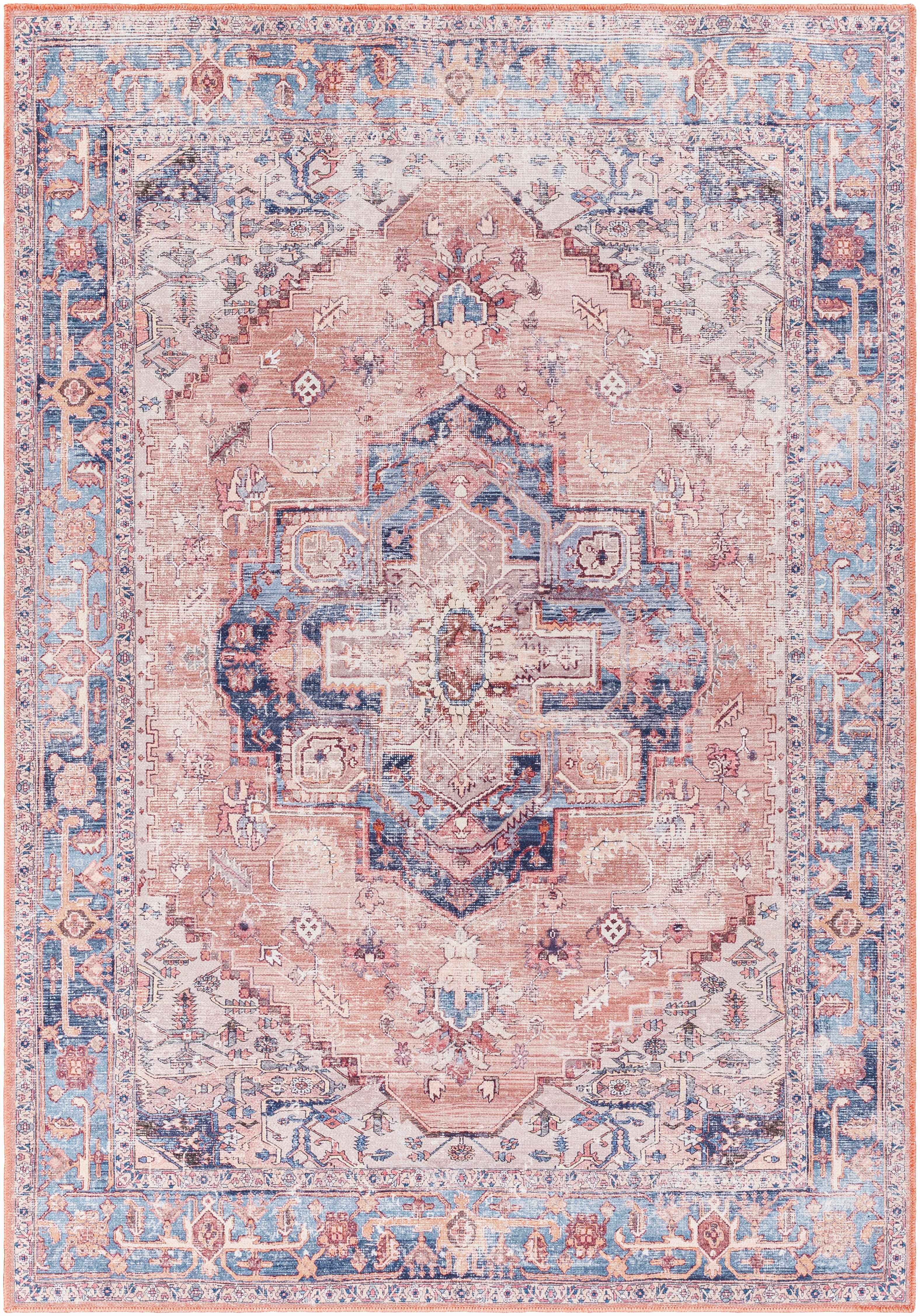 Hauteloom Kera Rust - Your Cozy and Stylish Washable Area Rug