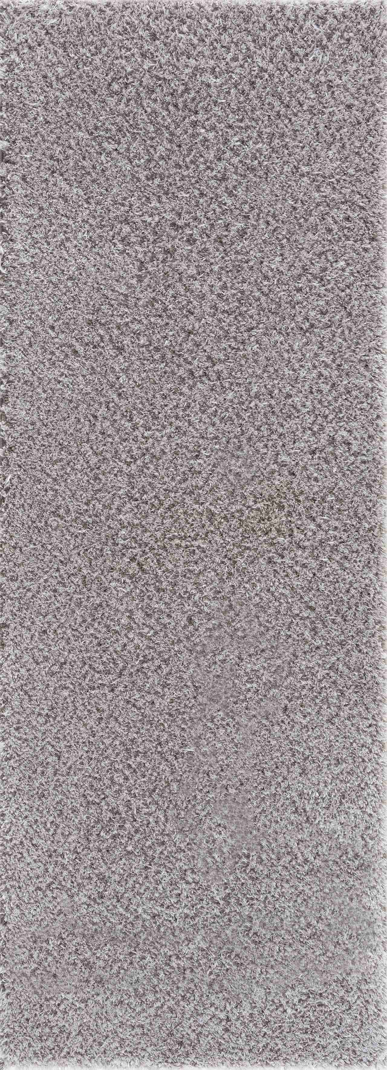Indulge in Luxury with Hauteloom Heavenly Solid Light Gray Plush Rug