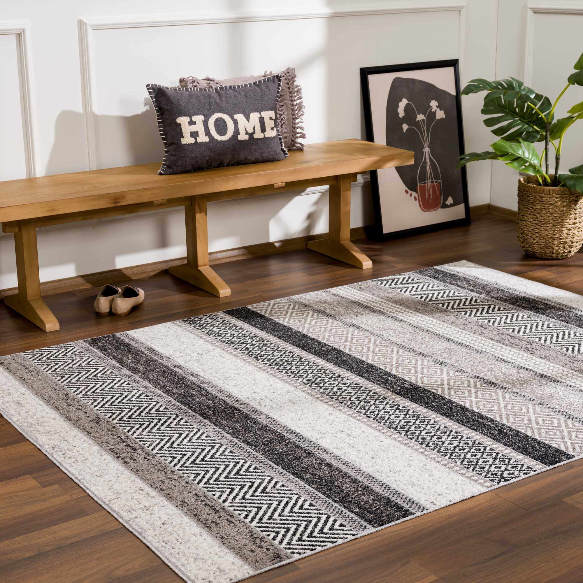 Hauteloom Middlestown Washable Geometric Area Rug - Your Stylish and Practical Floor Solution